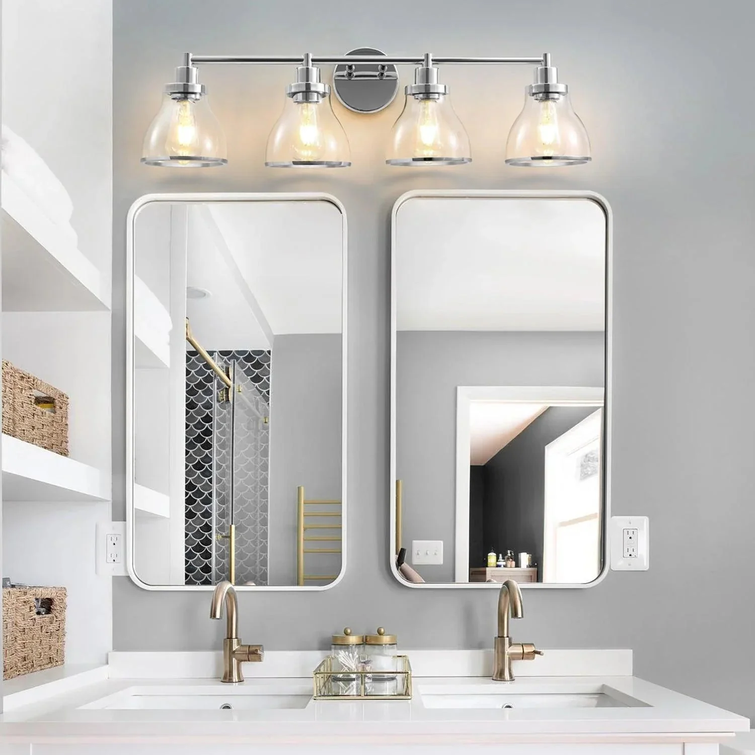 Hermosa Modern 4-Light Bathroom Vanity Light - Image 12