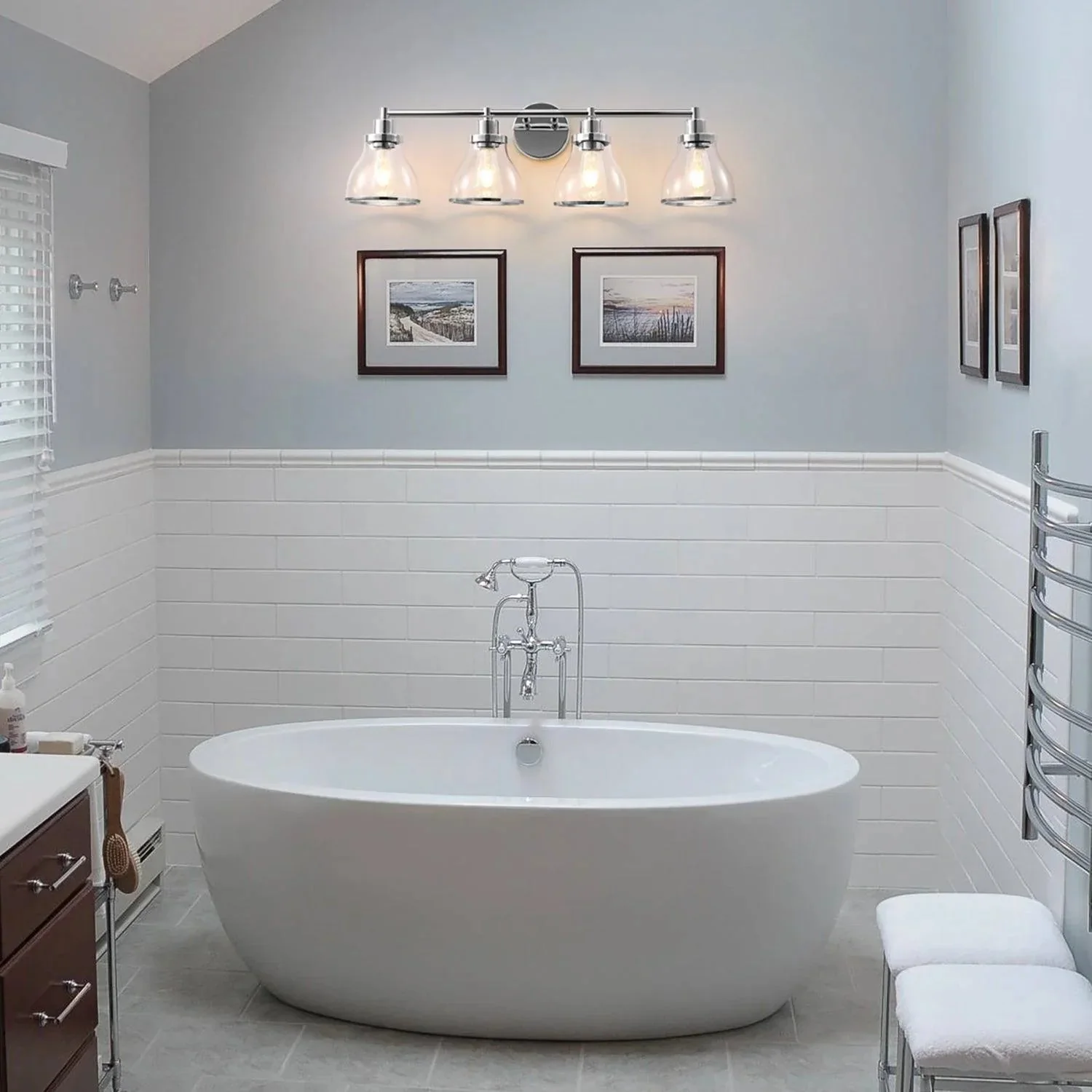 Hermosa Modern 4-Light Bathroom Vanity Light - Image 16