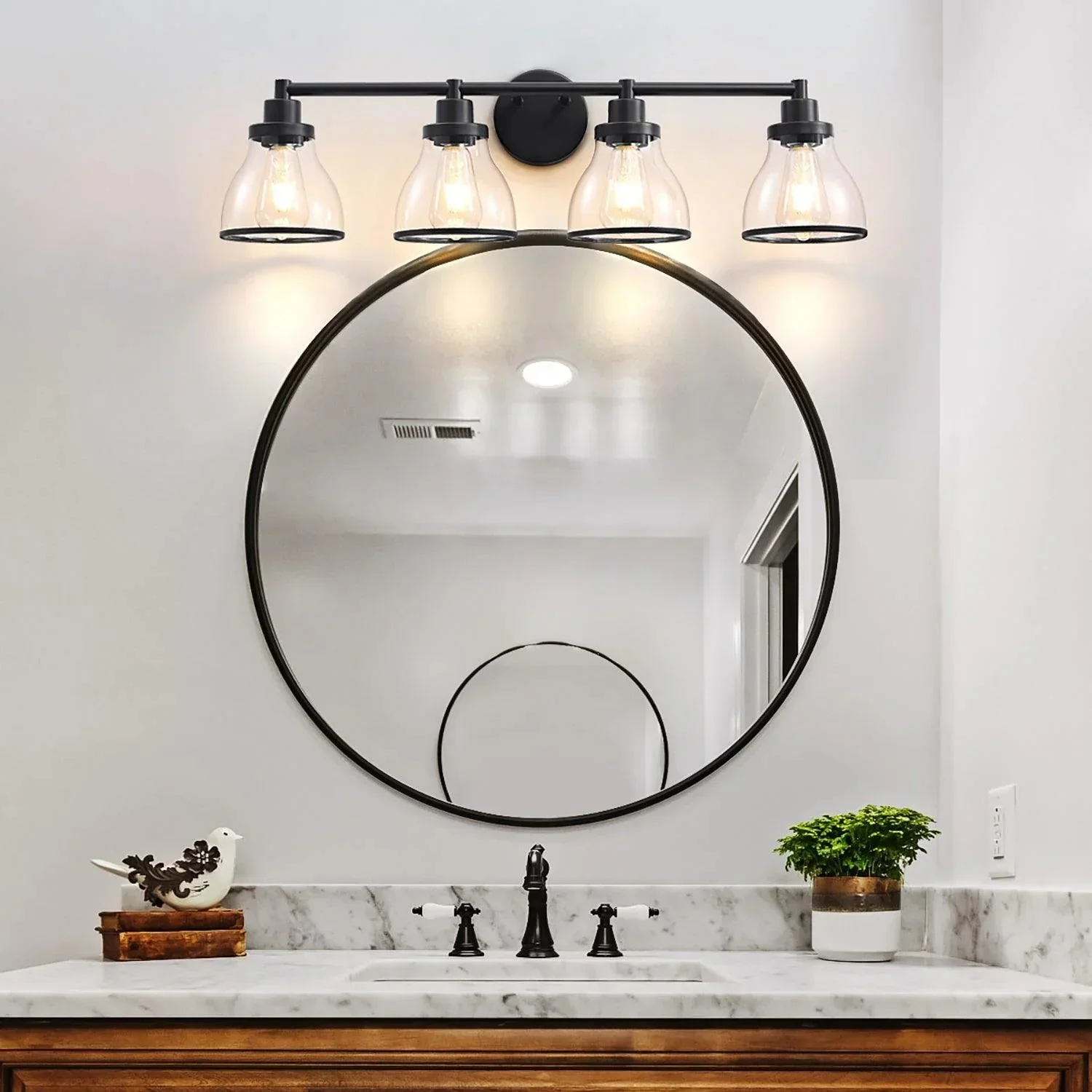Hermosa Modern 4-Light Bathroom Vanity Light - Image 23