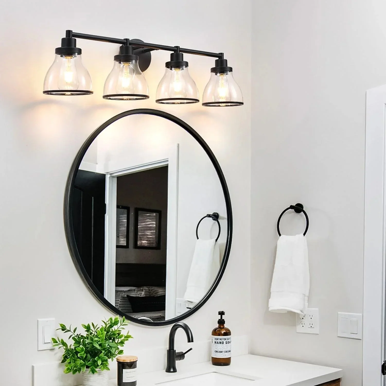 Hermosa Modern 4-Light Bathroom Vanity Light - Image 24