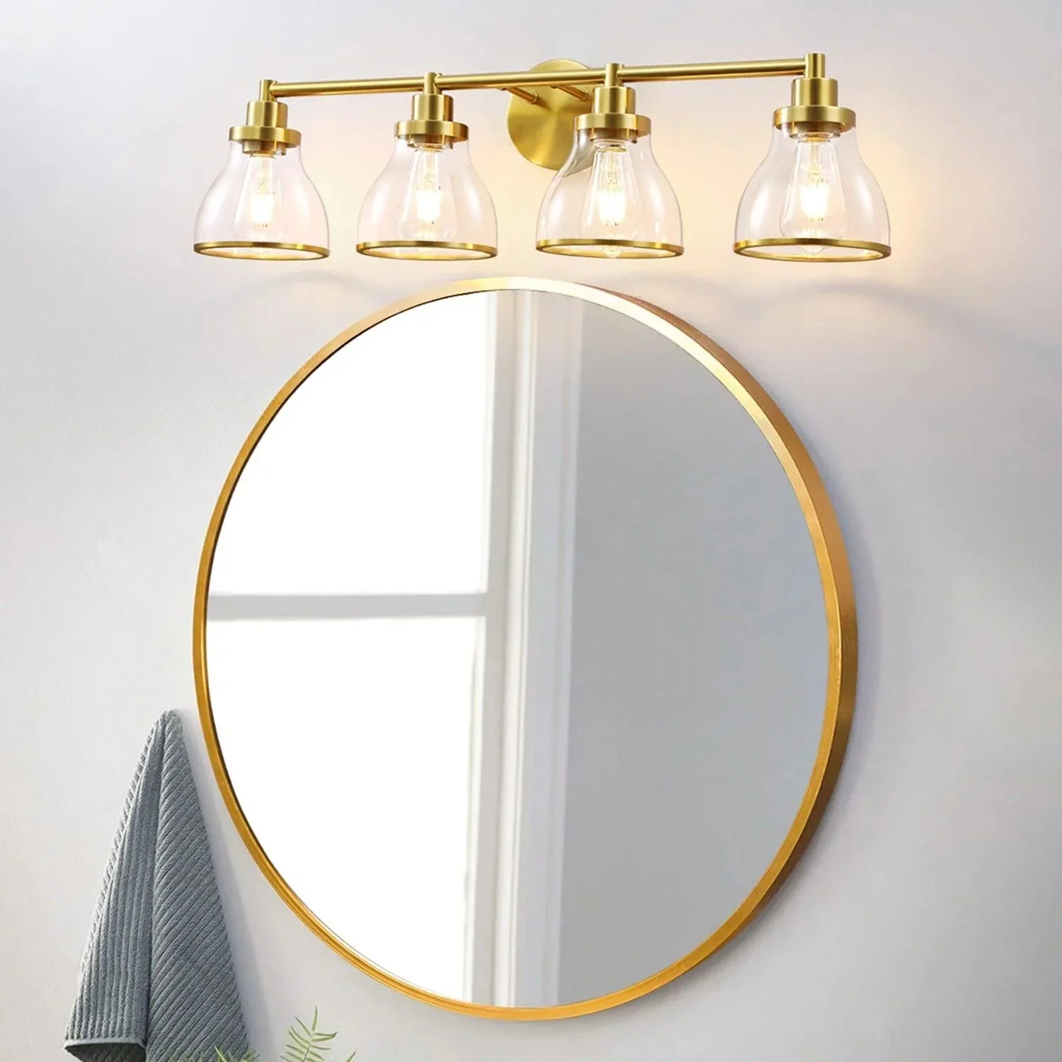Hermosa Modern 4-Light Bathroom Vanity Light - Image 8