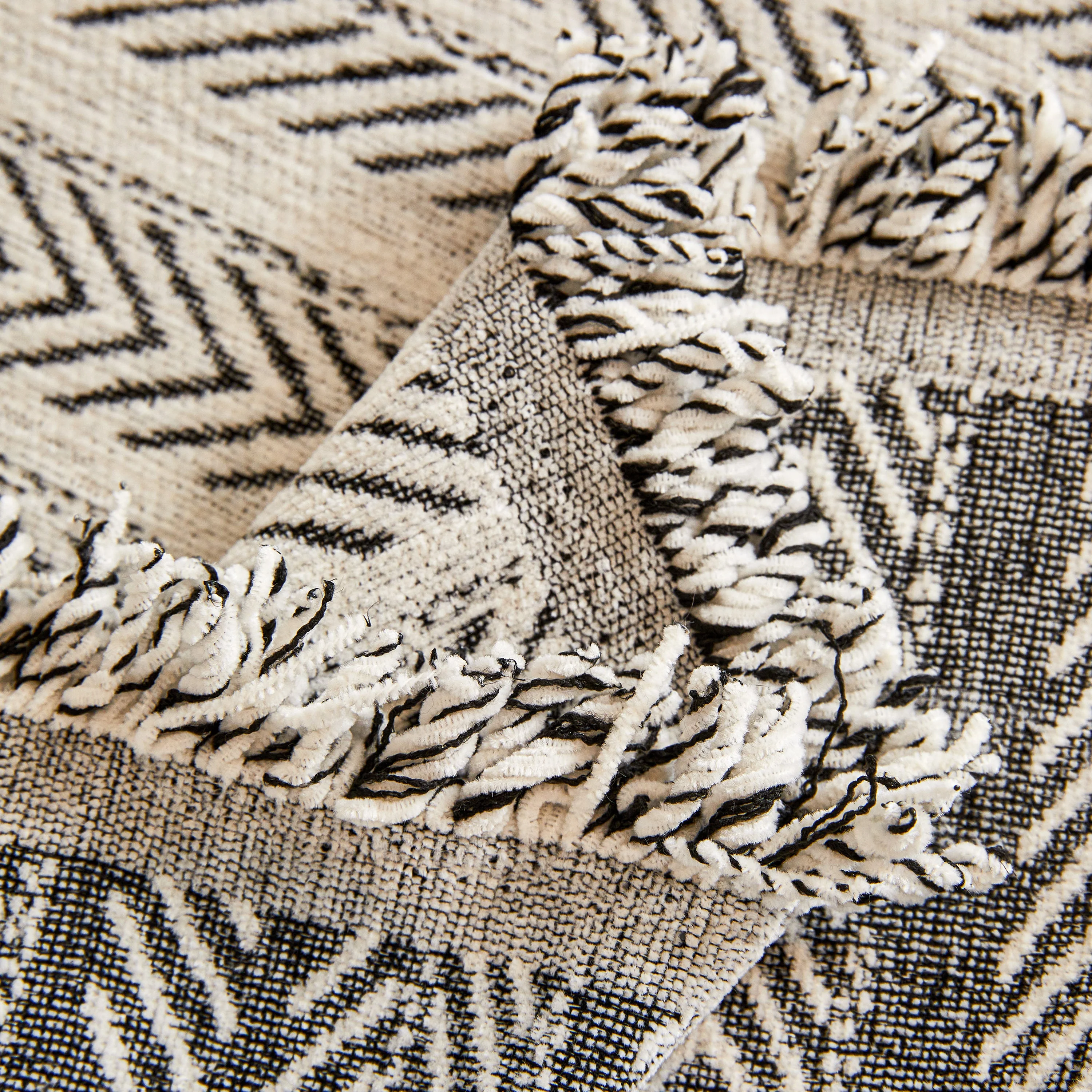 Herringbone Chenille Couch Cover Blanket Soft Durable Throw Sofa Protector with Tassel - Image 51