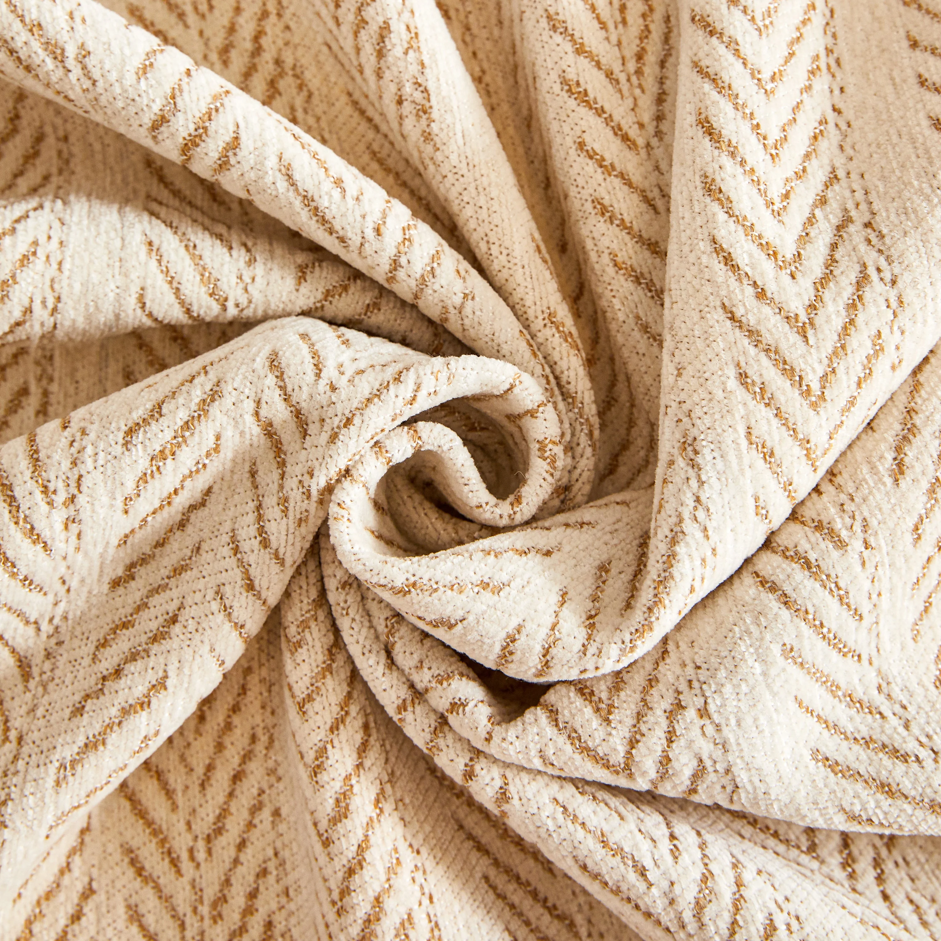 Herringbone Chenille Couch Cover Blanket Soft Durable Throw Sofa Protector with Tassel - Image 7