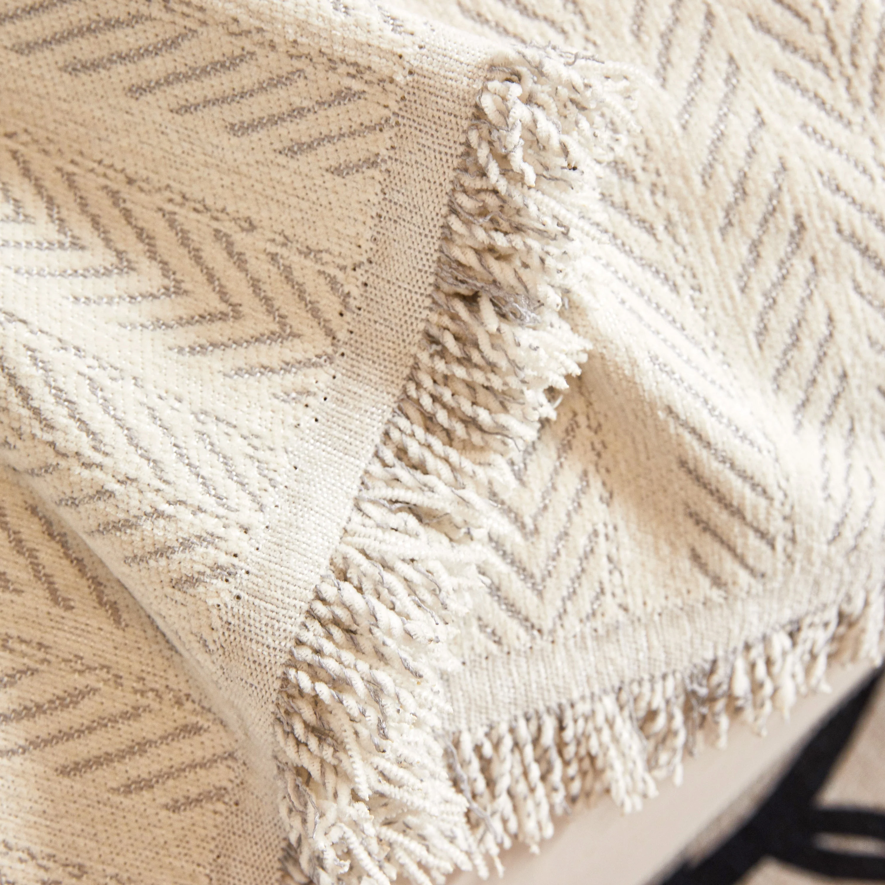 Herringbone Chenille Couch Cover Blanket Soft Durable Throw Sofa Protector with Tassel - Image 93