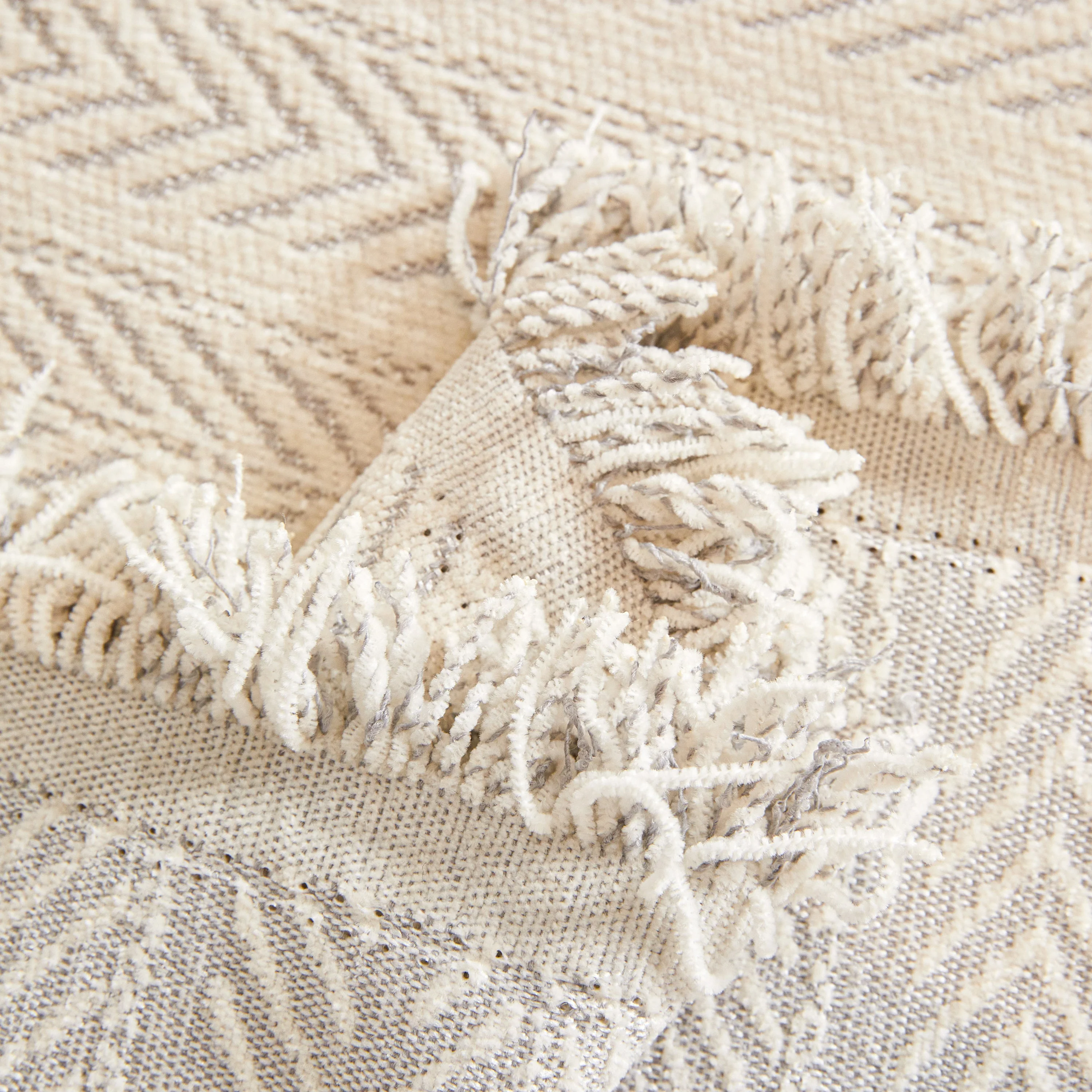Herringbone Chenille Couch Cover Blanket Soft Durable Throw Sofa Protector with Tassel - Image 94
