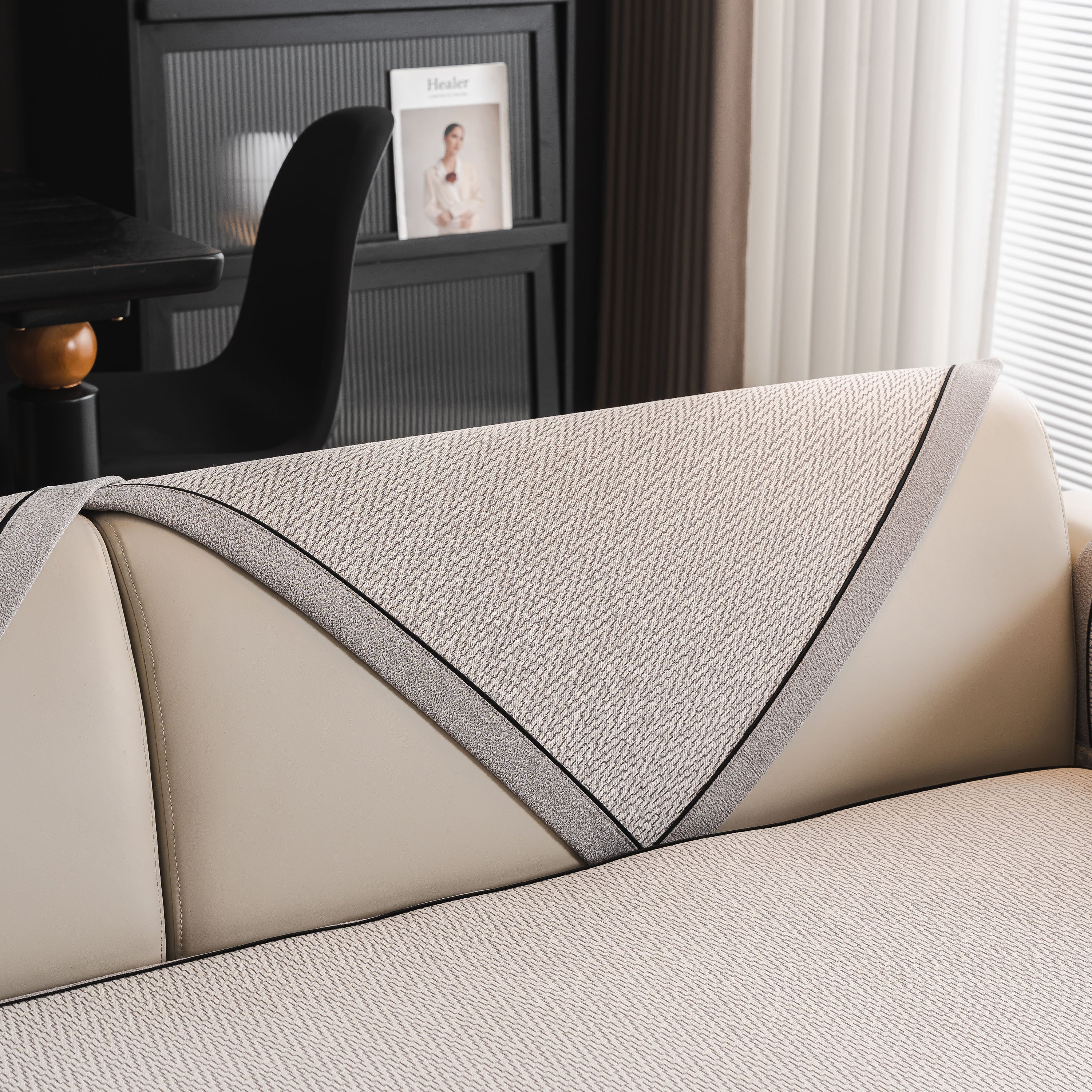 Herringbone Couch Protector for Pets, Non-Slip Washable Sectional Couch Covers - Image 33