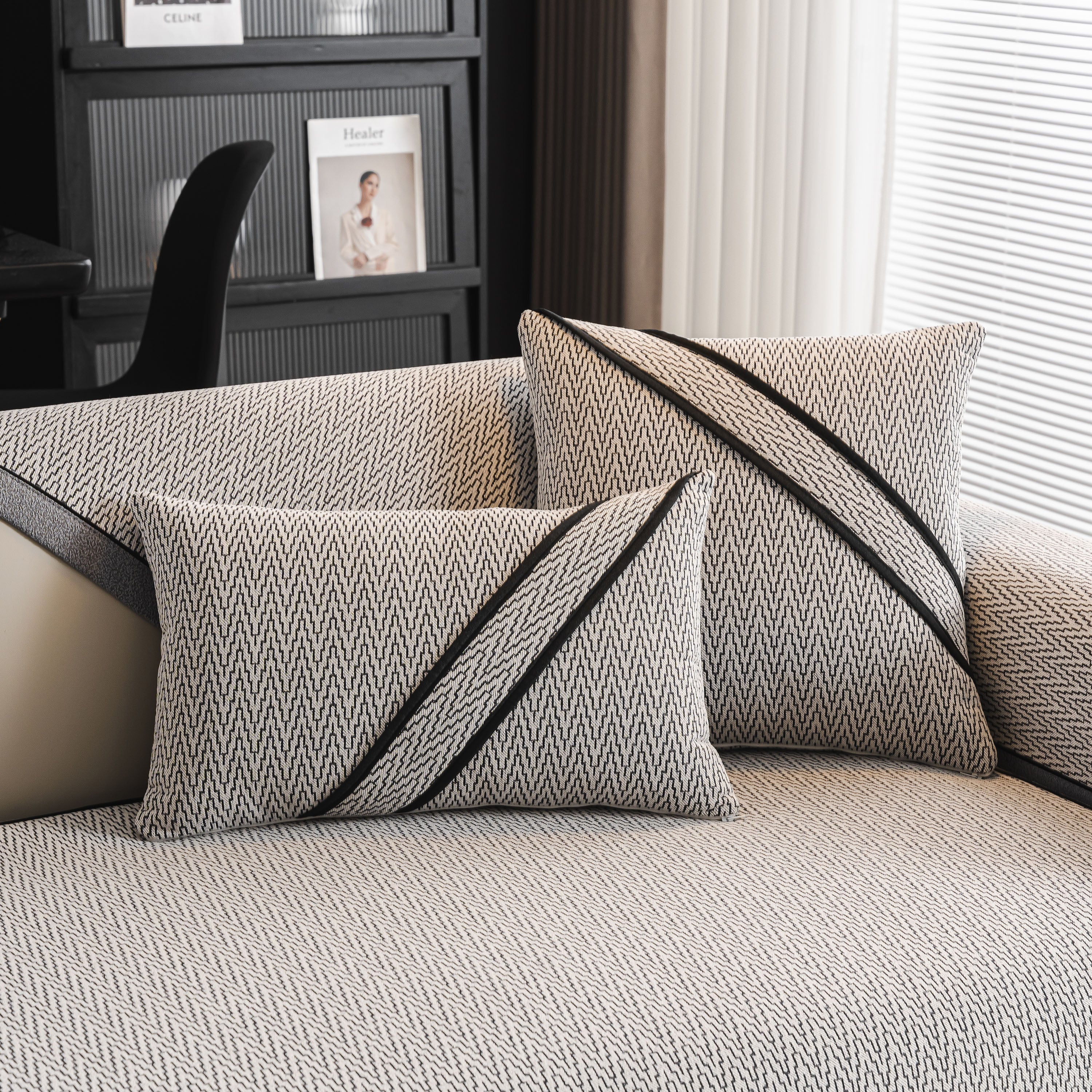 Herringbone Couch Protector for Pets, Non-Slip Washable Sectional Couch Covers - Image 69