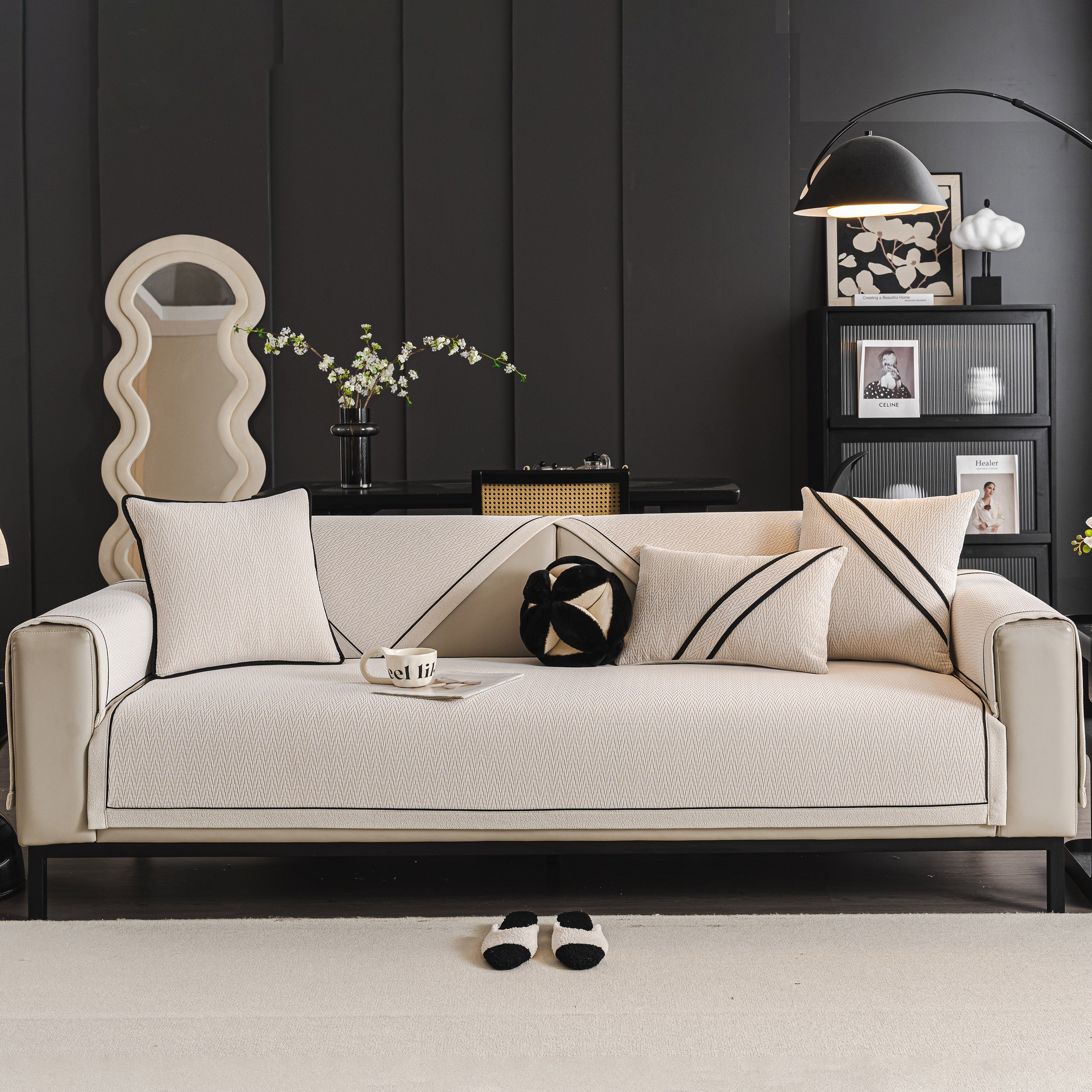 Herringbone Couch Protector for Pets, Non-Slip Washable Sectional Couch Covers - Image 71