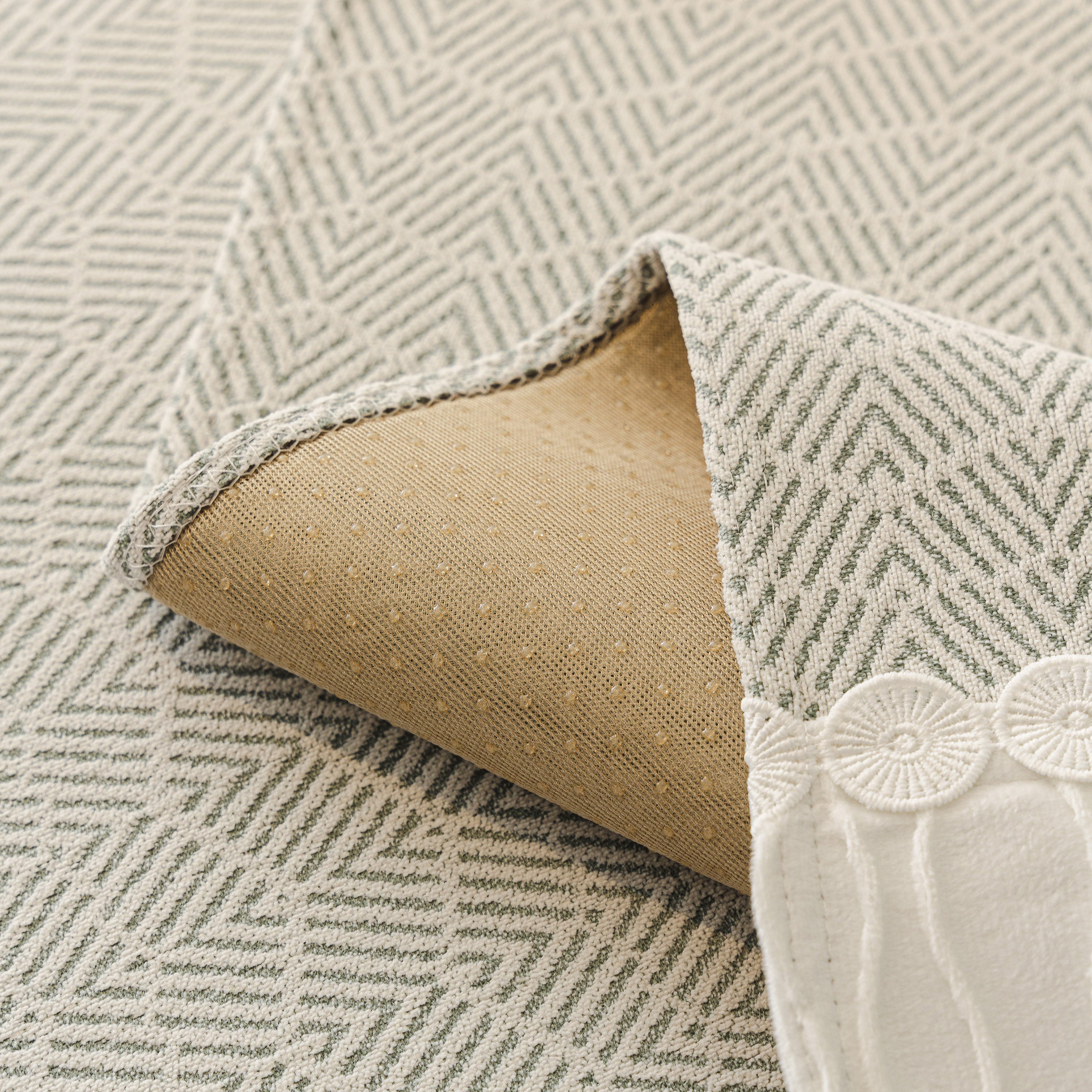 Herringbone Sofa Protector Cover, Non-Slip Couch Cover for Seat, Back & Arms - Image 58