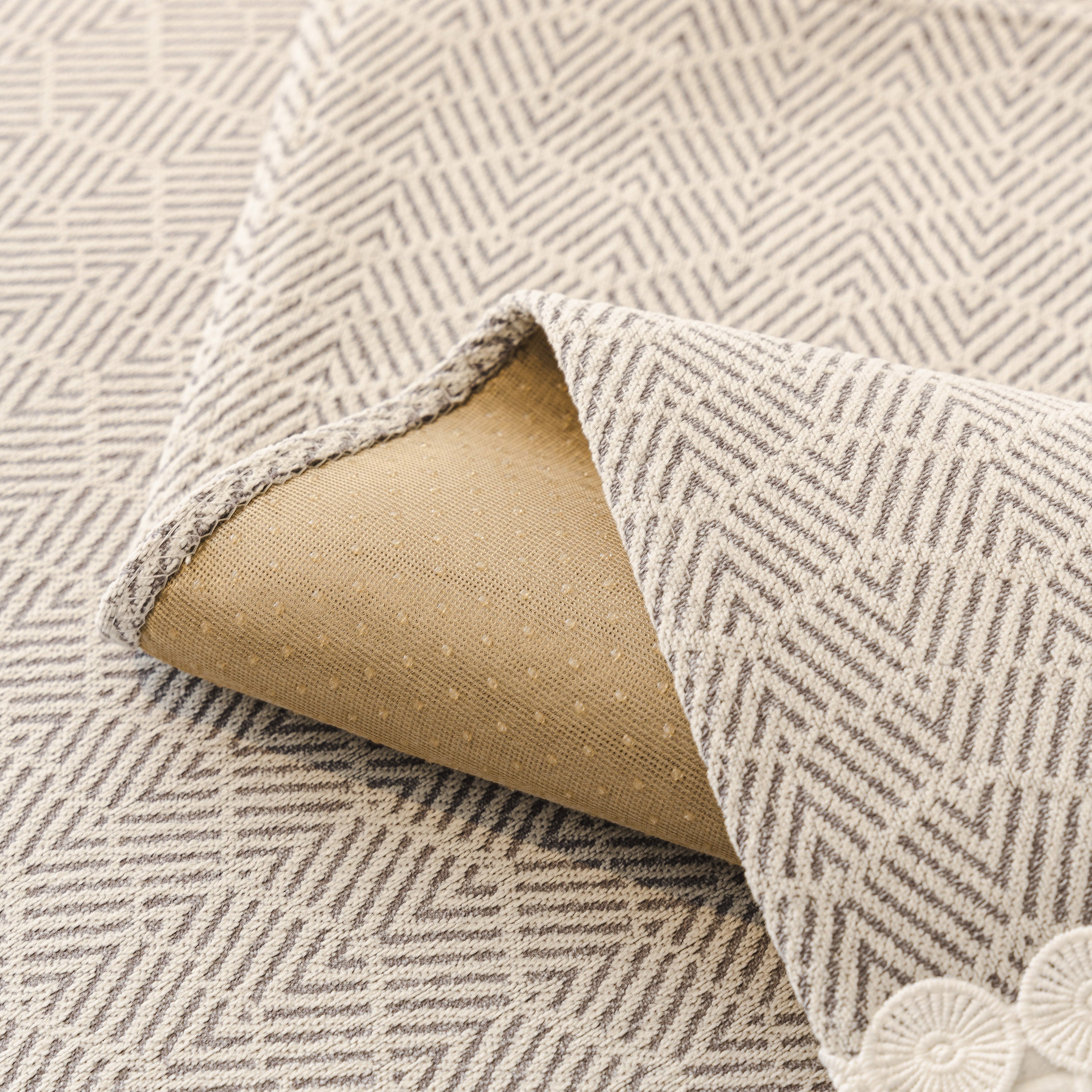 Herringbone Sofa Protector Cover, Non-Slip Couch Cover for Seat, Back & Arms - Image 59