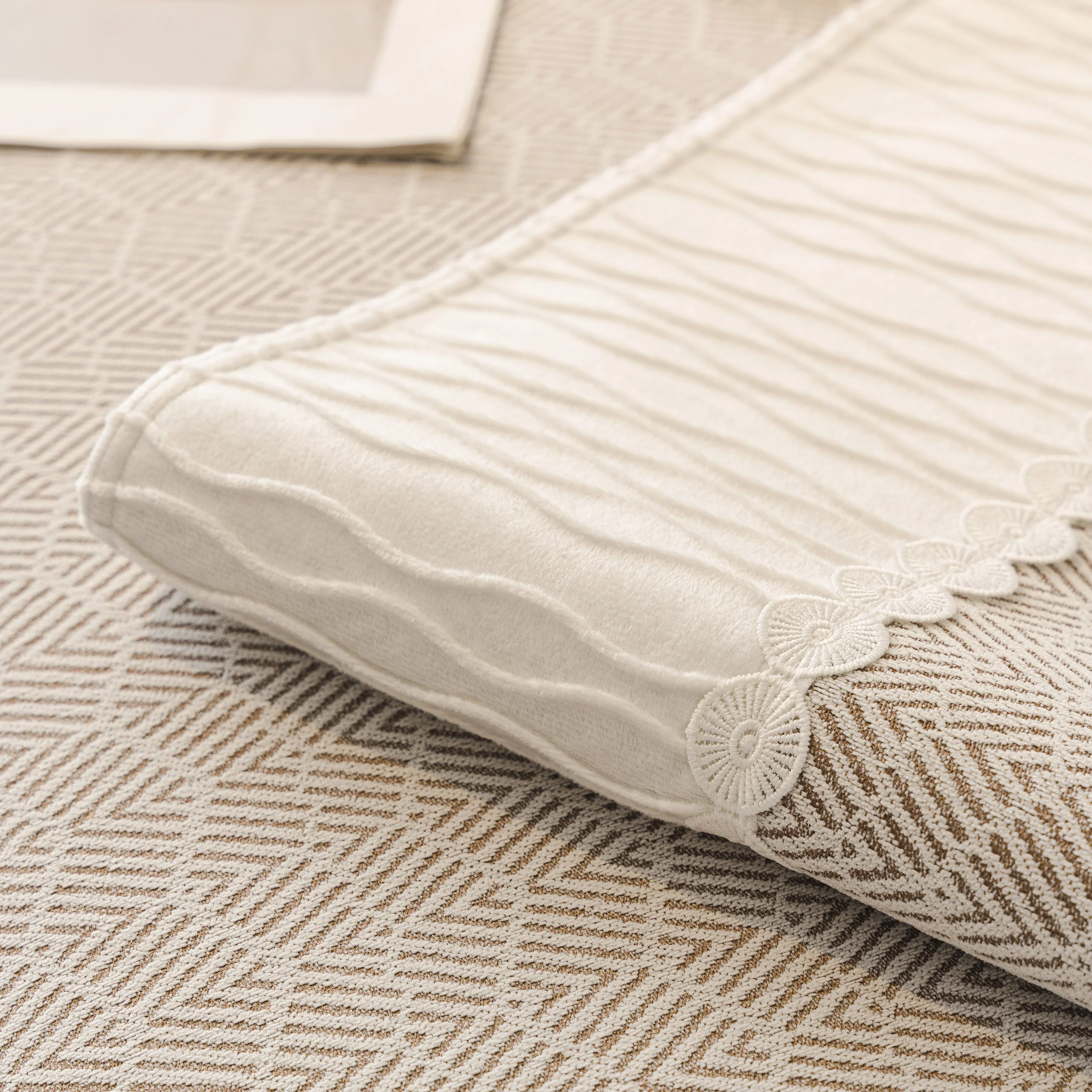 Herringbone Sofa Protector Cover, Non-Slip Couch Cover for Seat, Back & Arms - Image 70