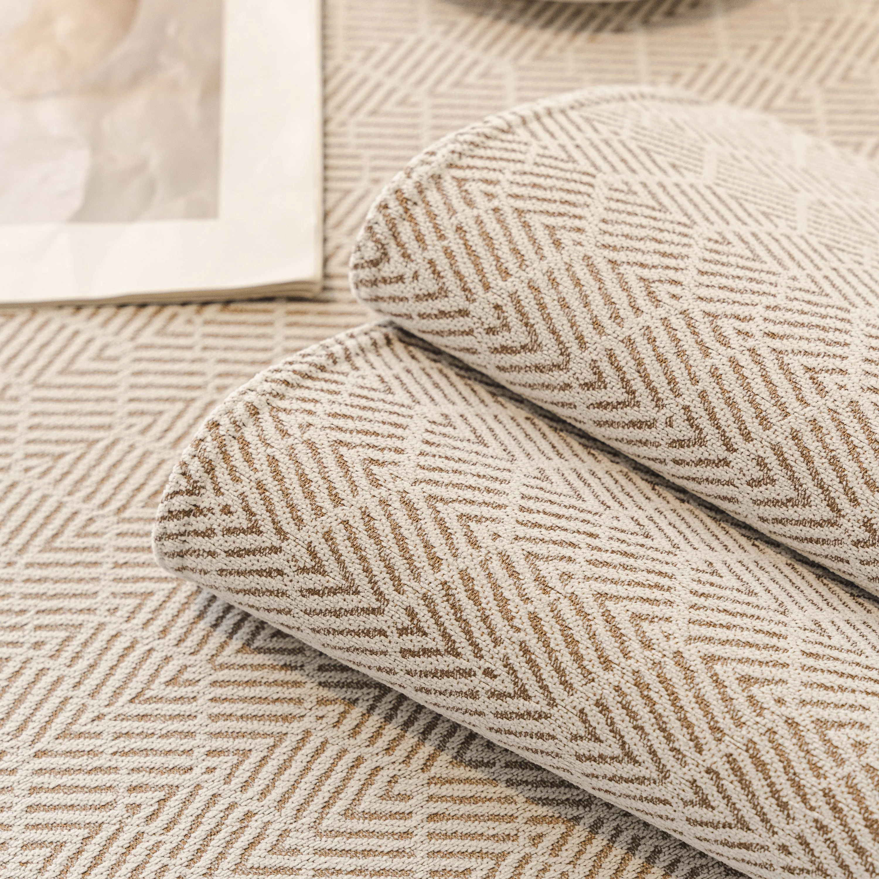 Herringbone Sofa Protector Cover, Non-Slip Couch Cover for Seat, Back & Arms - Image 86