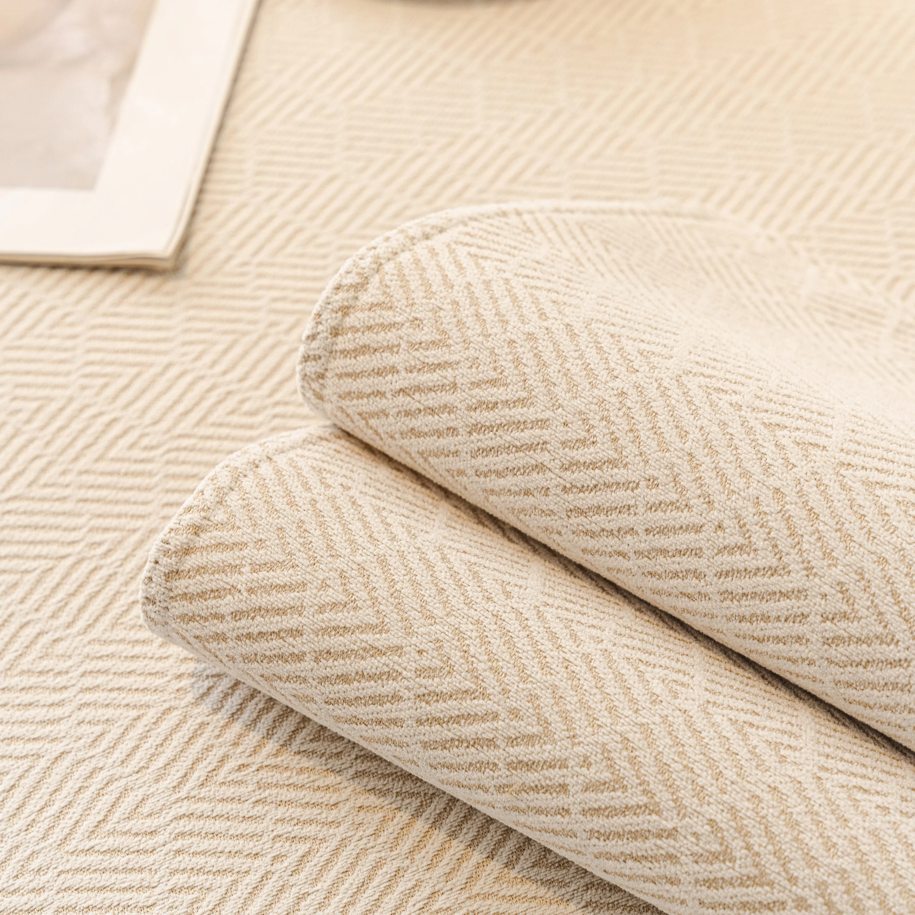 Herringbone Sofa Protector Cover, Non-Slip Couch Cover for Seat, Back & Arms - Image 9
