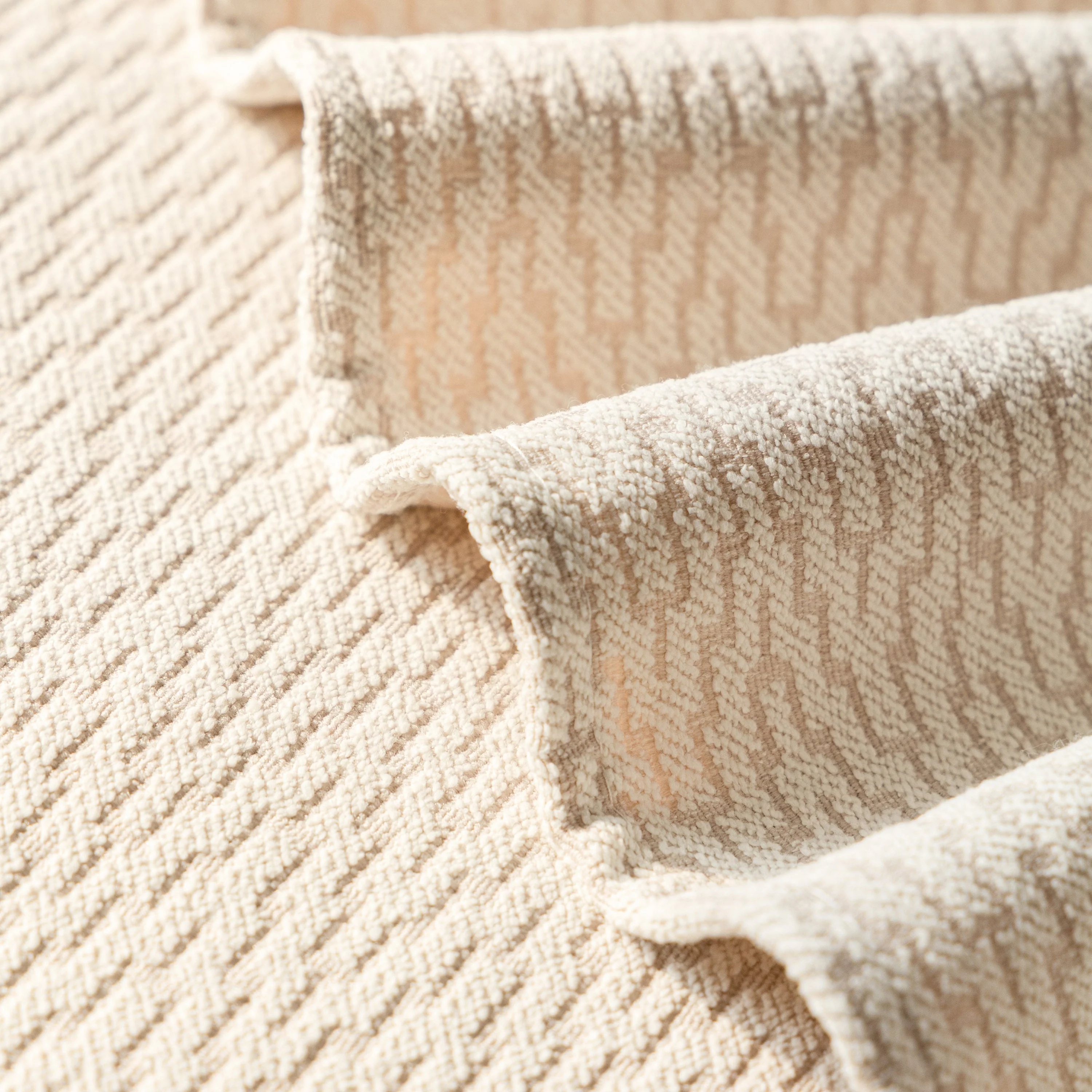 Herringbone Textured Sofa Throw Blanket, Durable Pet Friendly Modern Couch Slipcover - Image 64