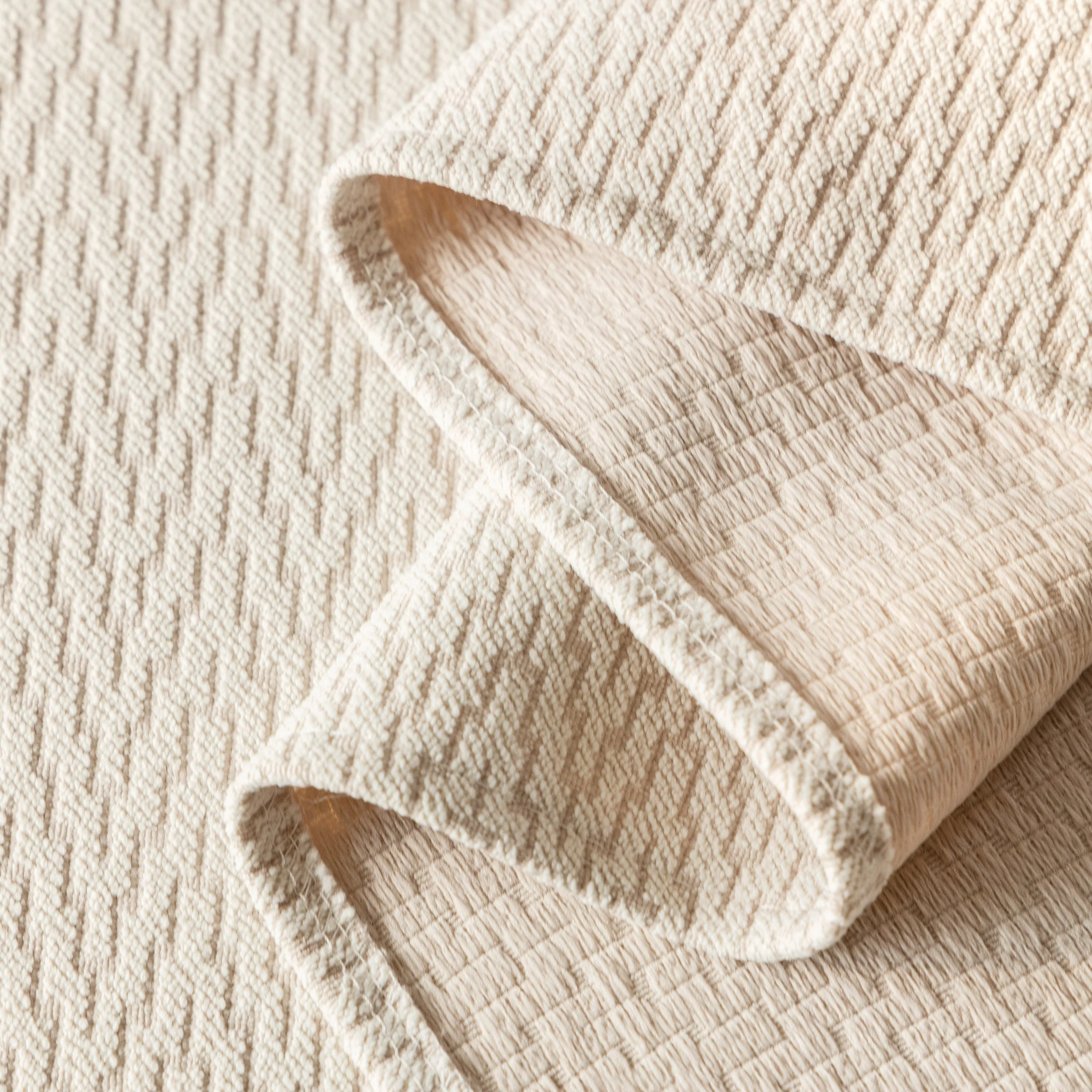 Herringbone Textured Sofa Throw Blanket, Durable Pet Friendly Modern Couch Slipcover - Image 65