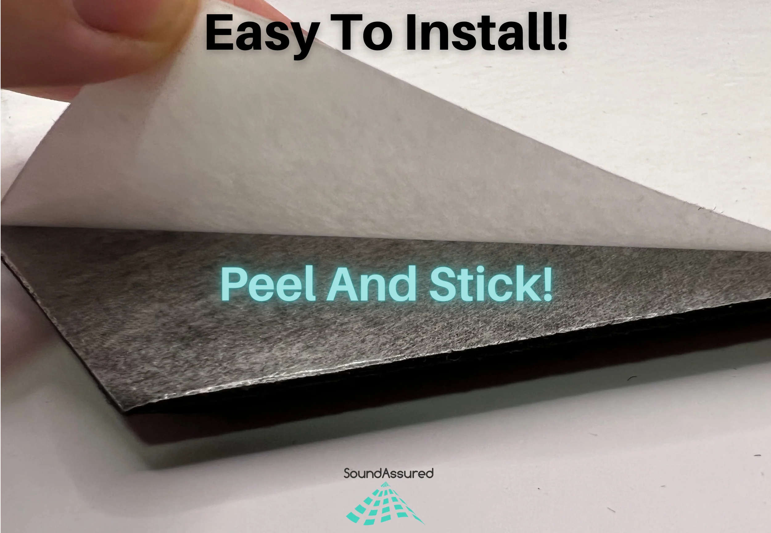 Hexagon Polyester Acoustic Panels - 12 Pack | Eco-Friendly Sound Absorption | Easy Peel & Stick Installation - Image 6