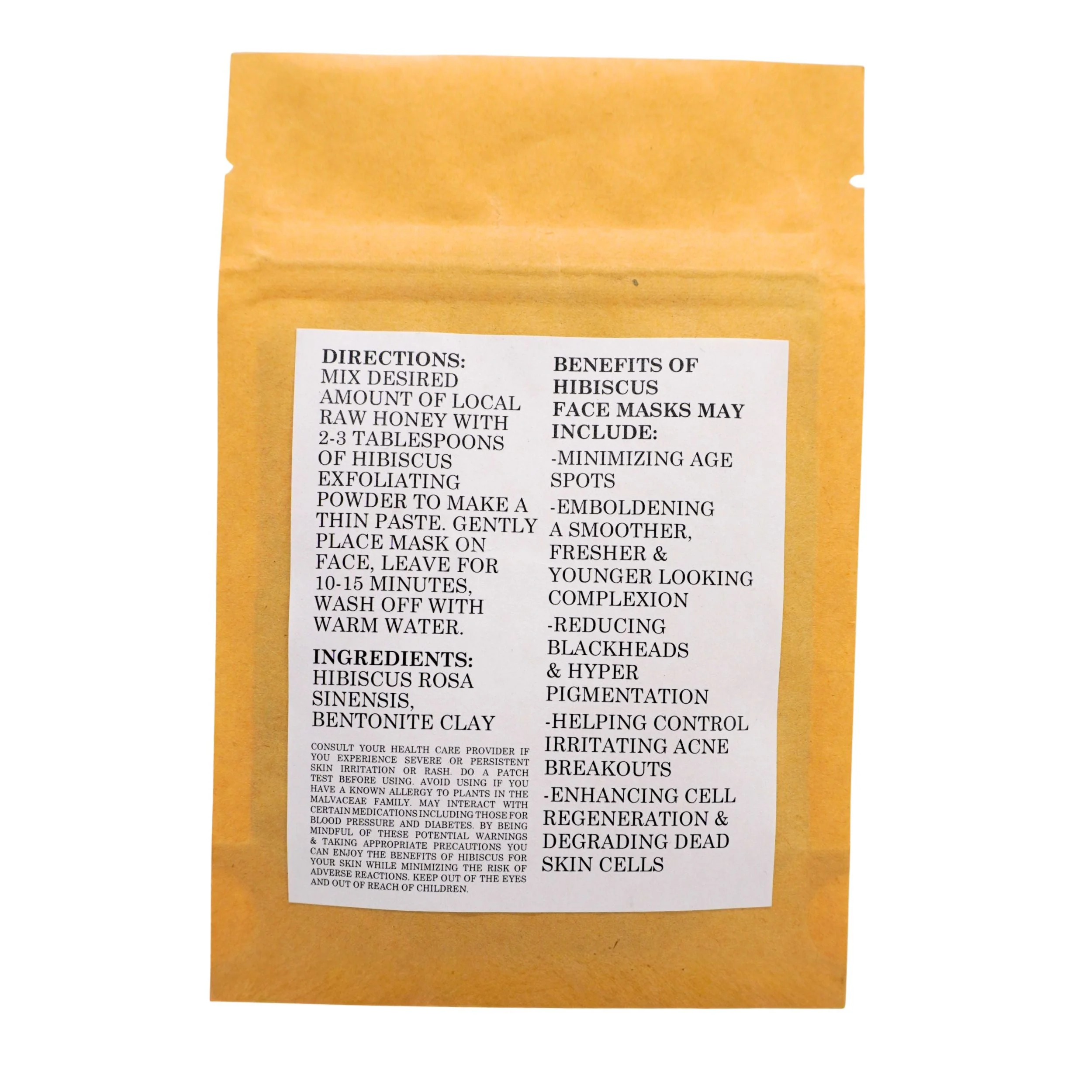 Hibiscus Exfoliating Face Mask | 1 oz | Oils & More By Taylor LLC - Image 2