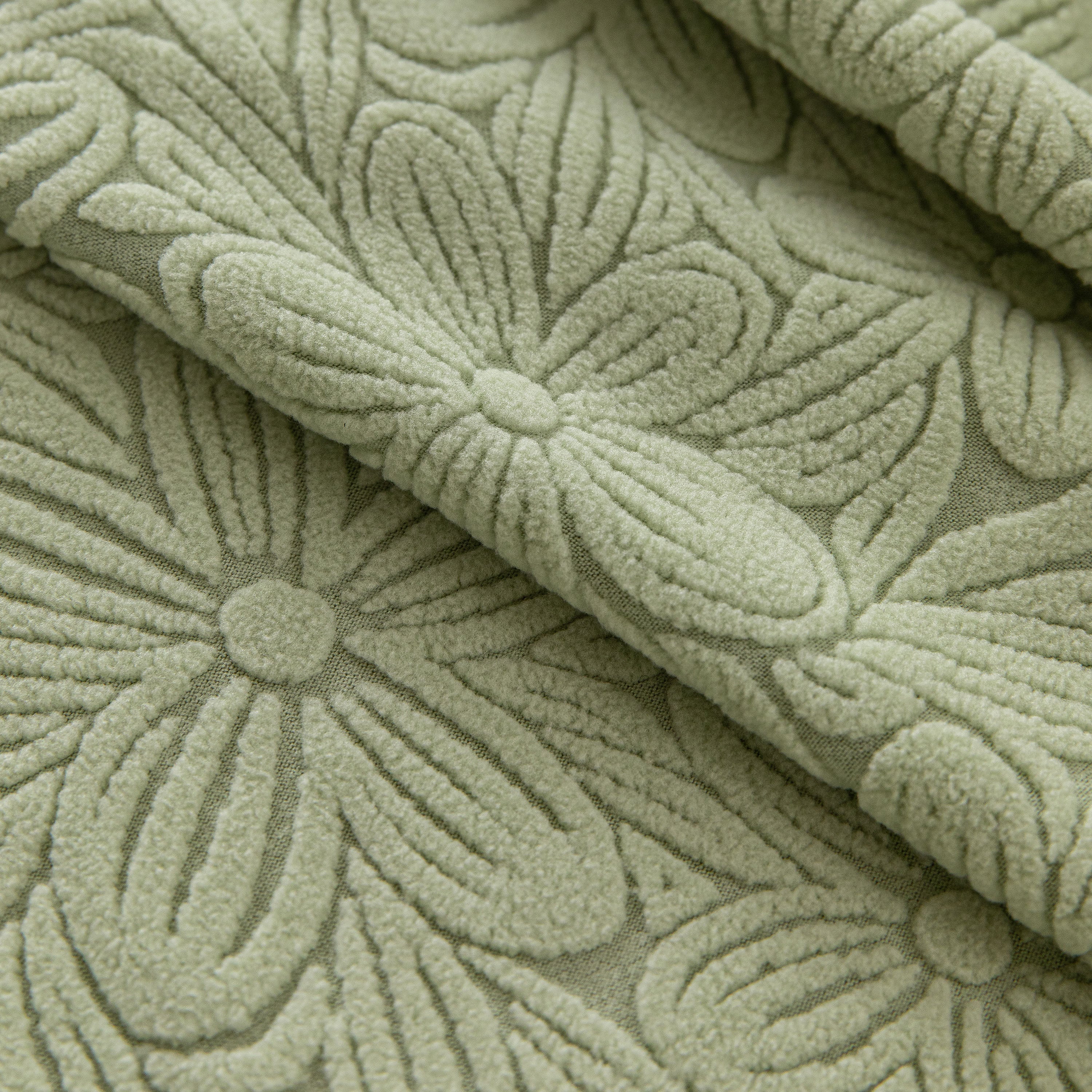 High Elastic Floral Couch Slipcover, Jacquard Stretch Non-Slip Furniture Protector - Image 38