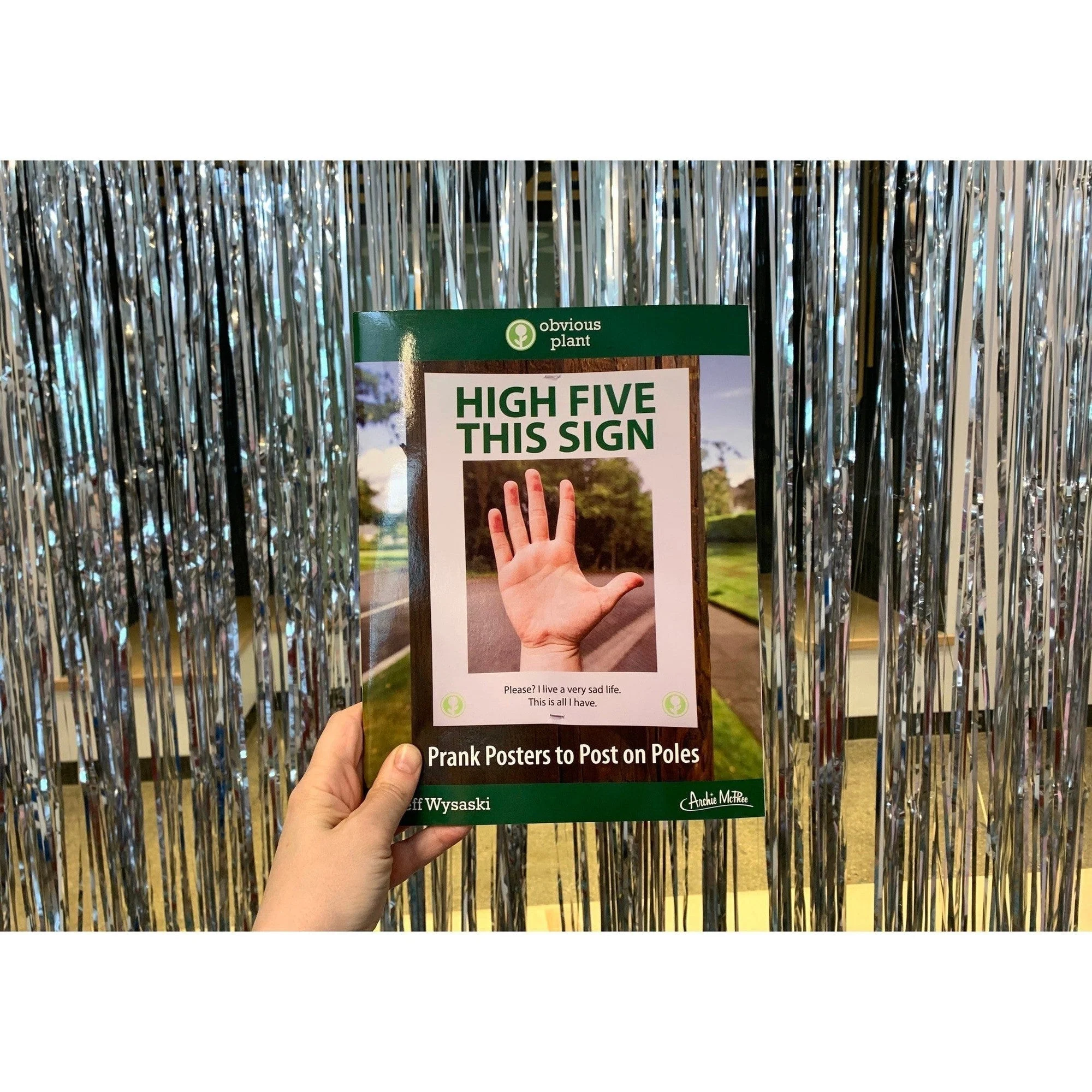 High Five This Sign | Book of 23 Funny Prank Posters - Image 3
