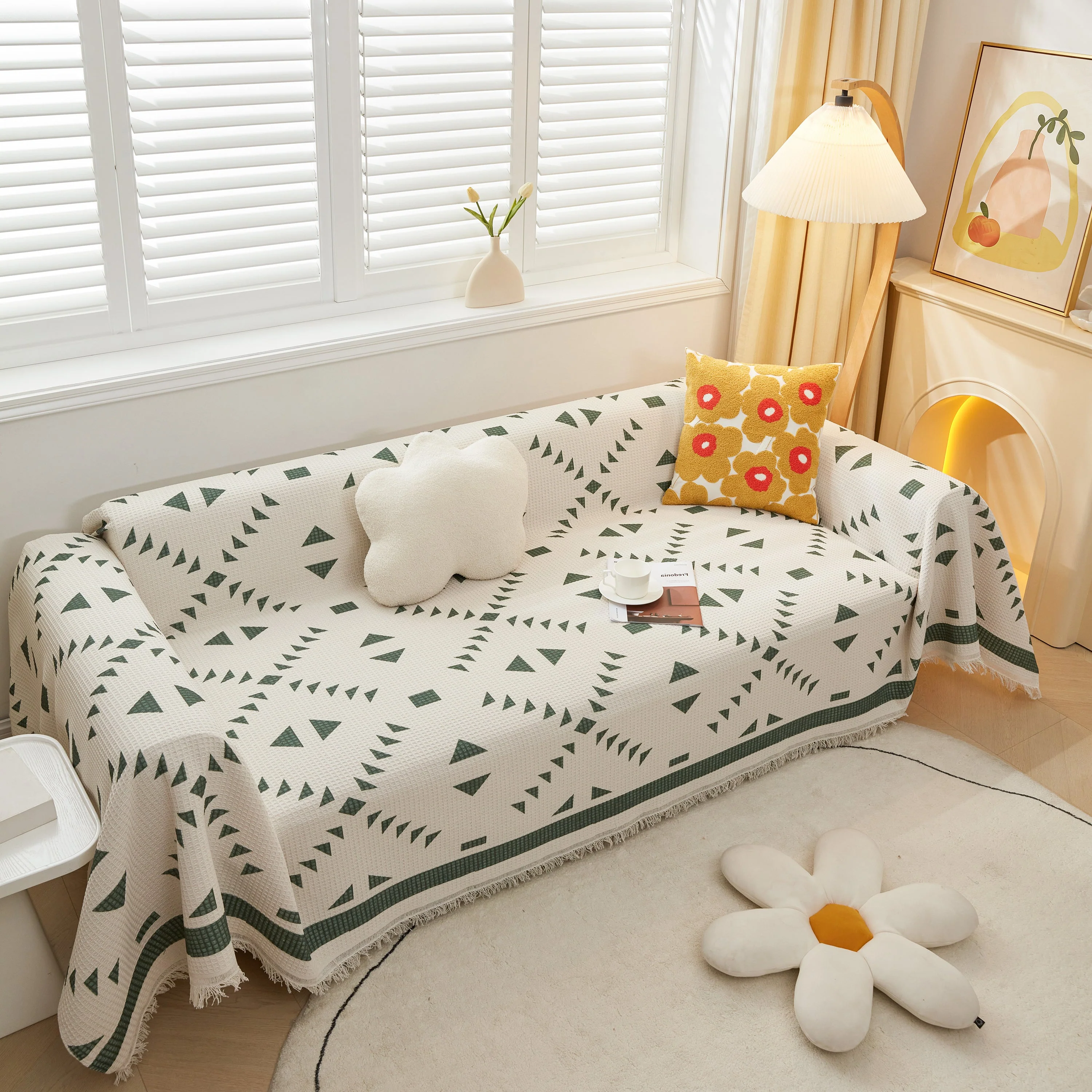 High-Quality Fabric Non-Slip Sofa Cover Throw, Throw Blankets for Couch, Furniture Covers for Pets - Image 100