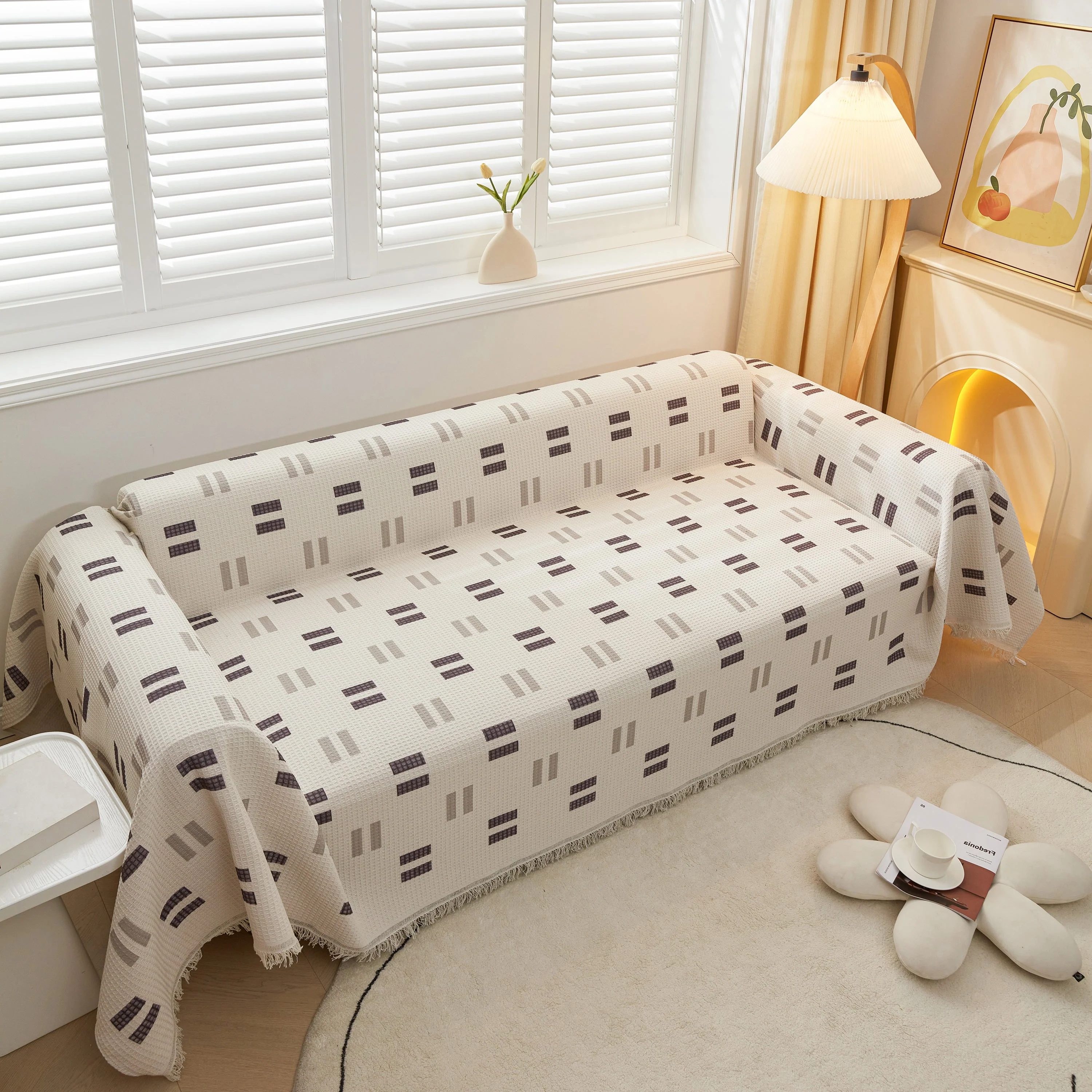 High-Quality Fabric Non-Slip Sofa Cover Throw, Throw Blankets for Couch, Furniture Covers for Pets - Image 23