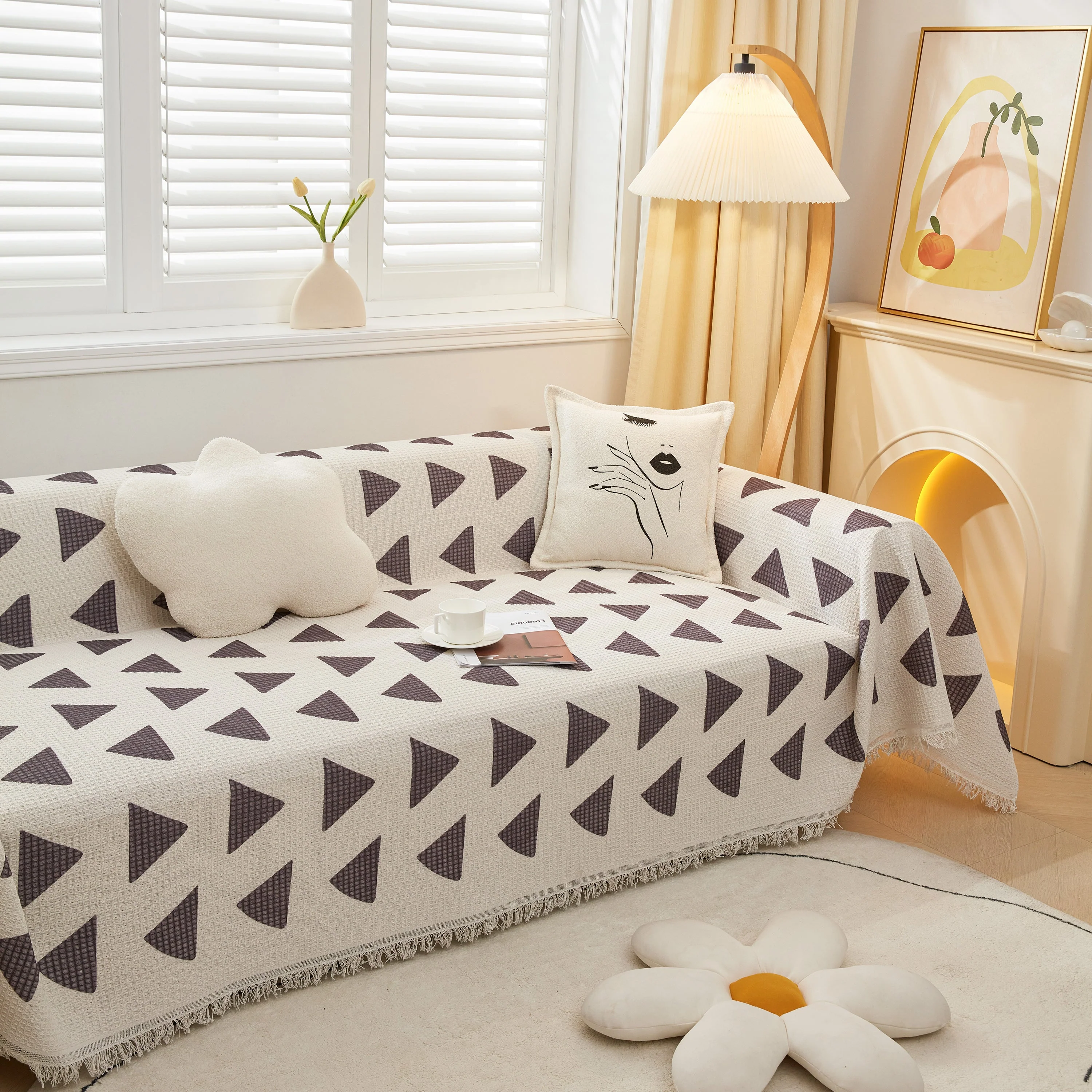 High-Quality Fabric Non-Slip Sofa Cover Throw, Throw Blankets for Couch, Furniture Covers for Pets - Image 27