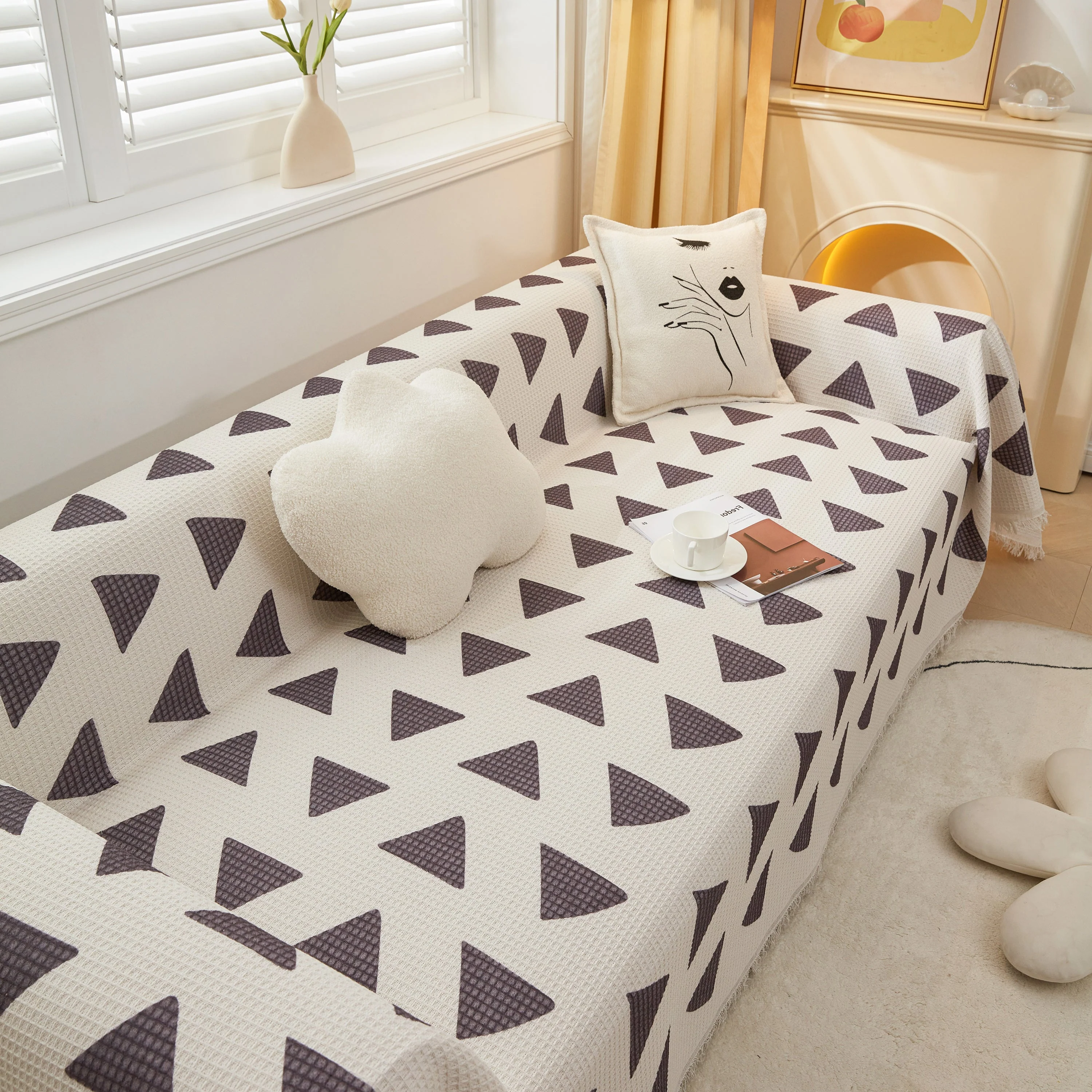 High-Quality Fabric Non-Slip Sofa Cover Throw, Throw Blankets for Couch, Furniture Covers for Pets - Image 30