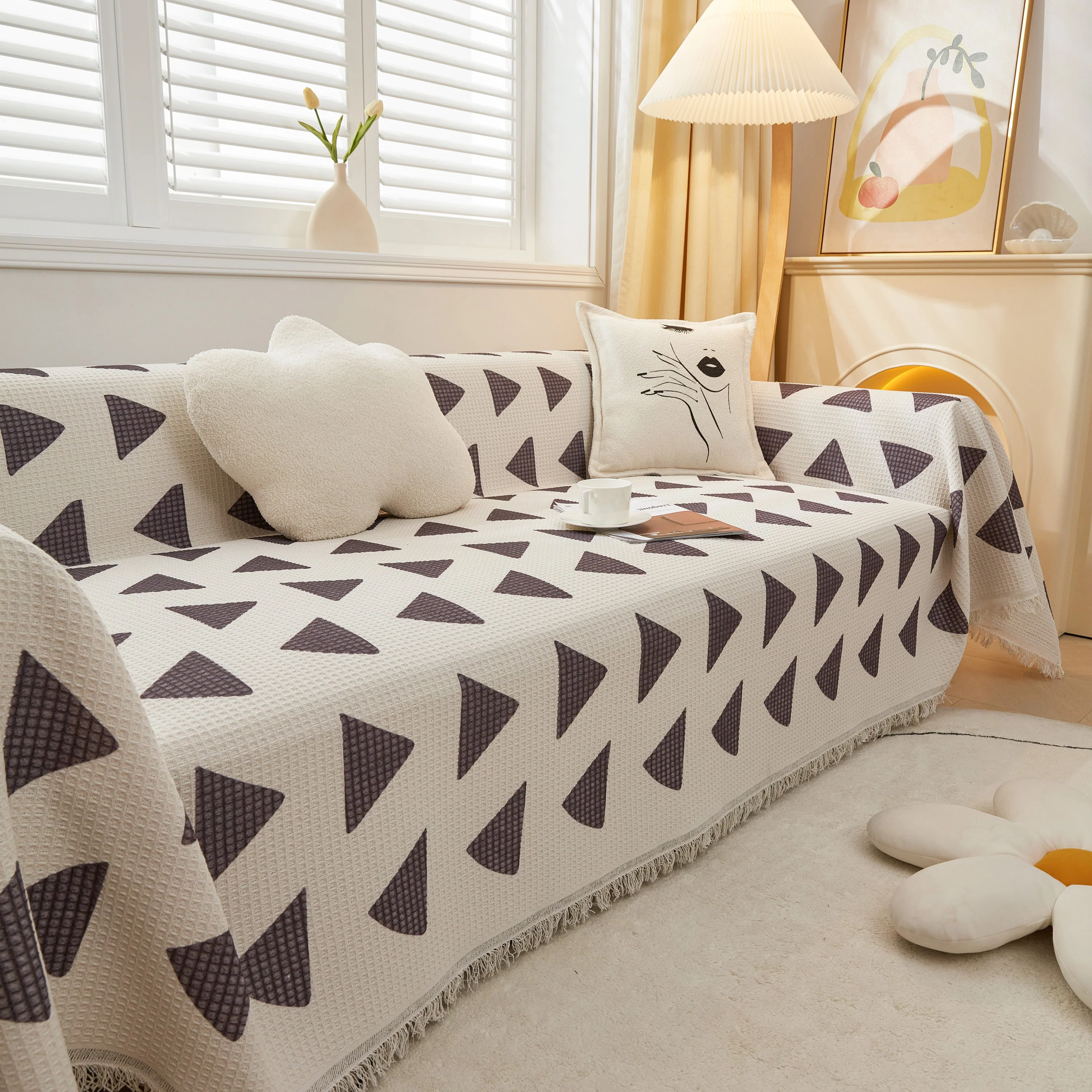 High-Quality Fabric Non-Slip Sofa Cover Throw, Throw Blankets for Couch, Furniture Covers for Pets - Image 34