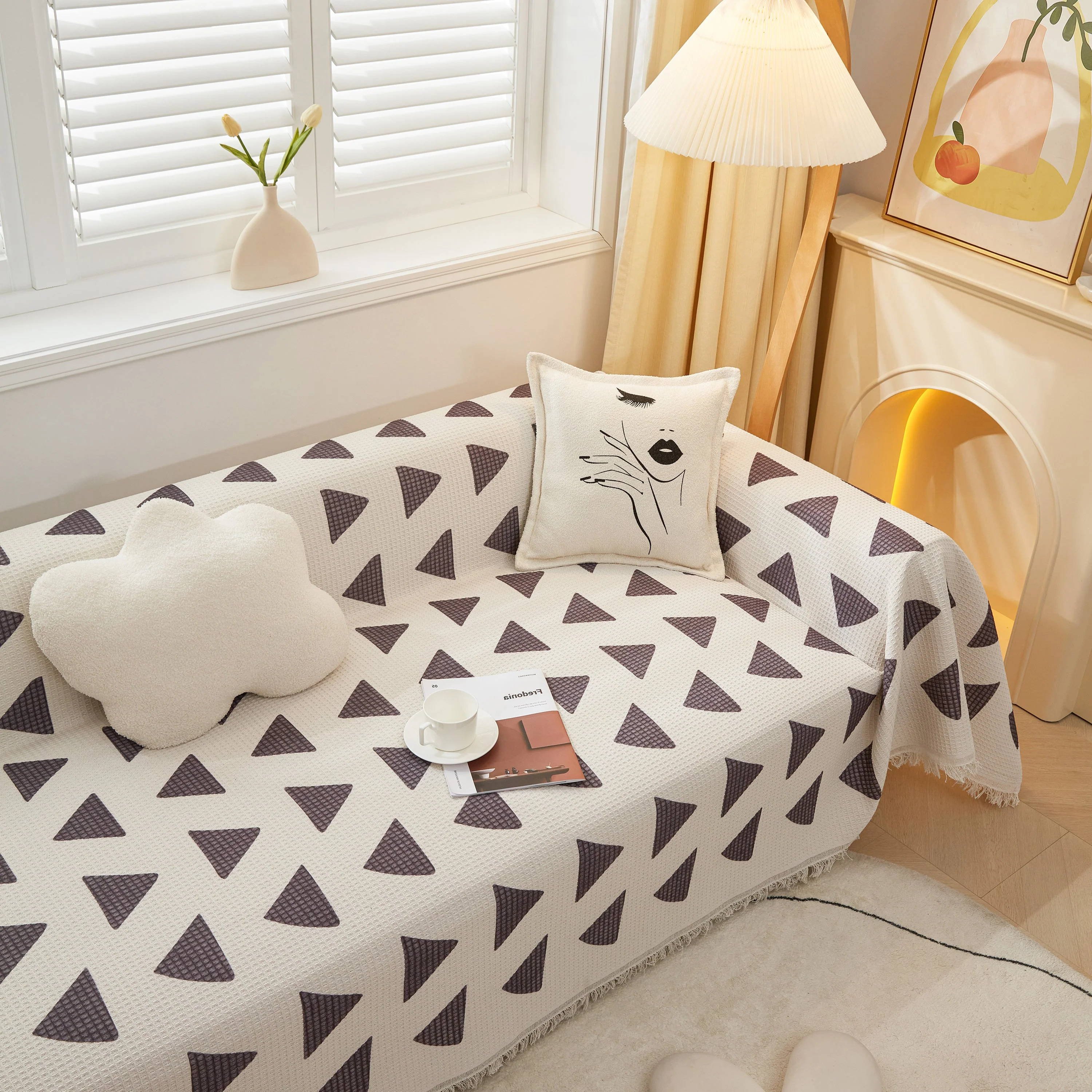 High-Quality Fabric Non-Slip Sofa Cover Throw, Throw Blankets for Couch, Furniture Covers for Pets - Image 35