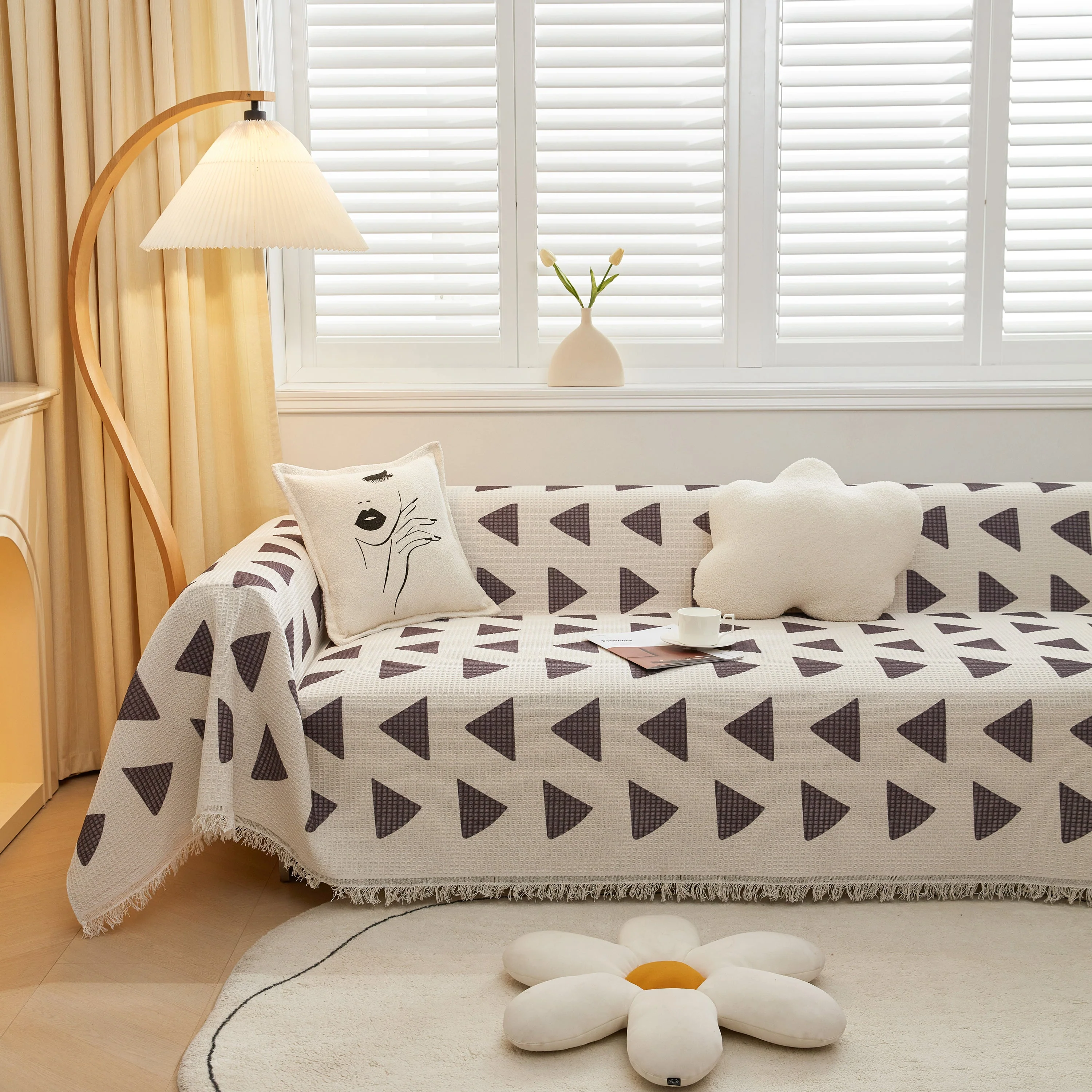 High-Quality Fabric Non-Slip Sofa Cover Throw, Throw Blankets for Couch, Furniture Covers for Pets - Image 36