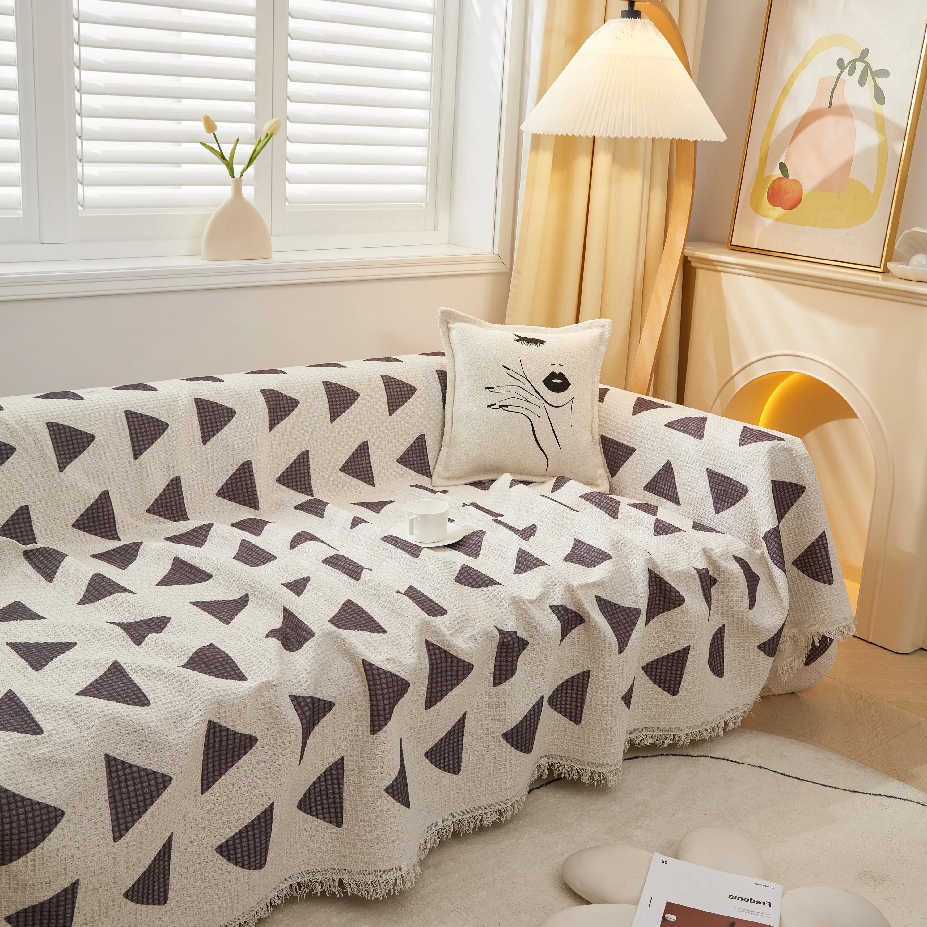 High-Quality Fabric Non-Slip Sofa Cover Throw, Throw Blankets for Couch, Furniture Covers for Pets - Image 39