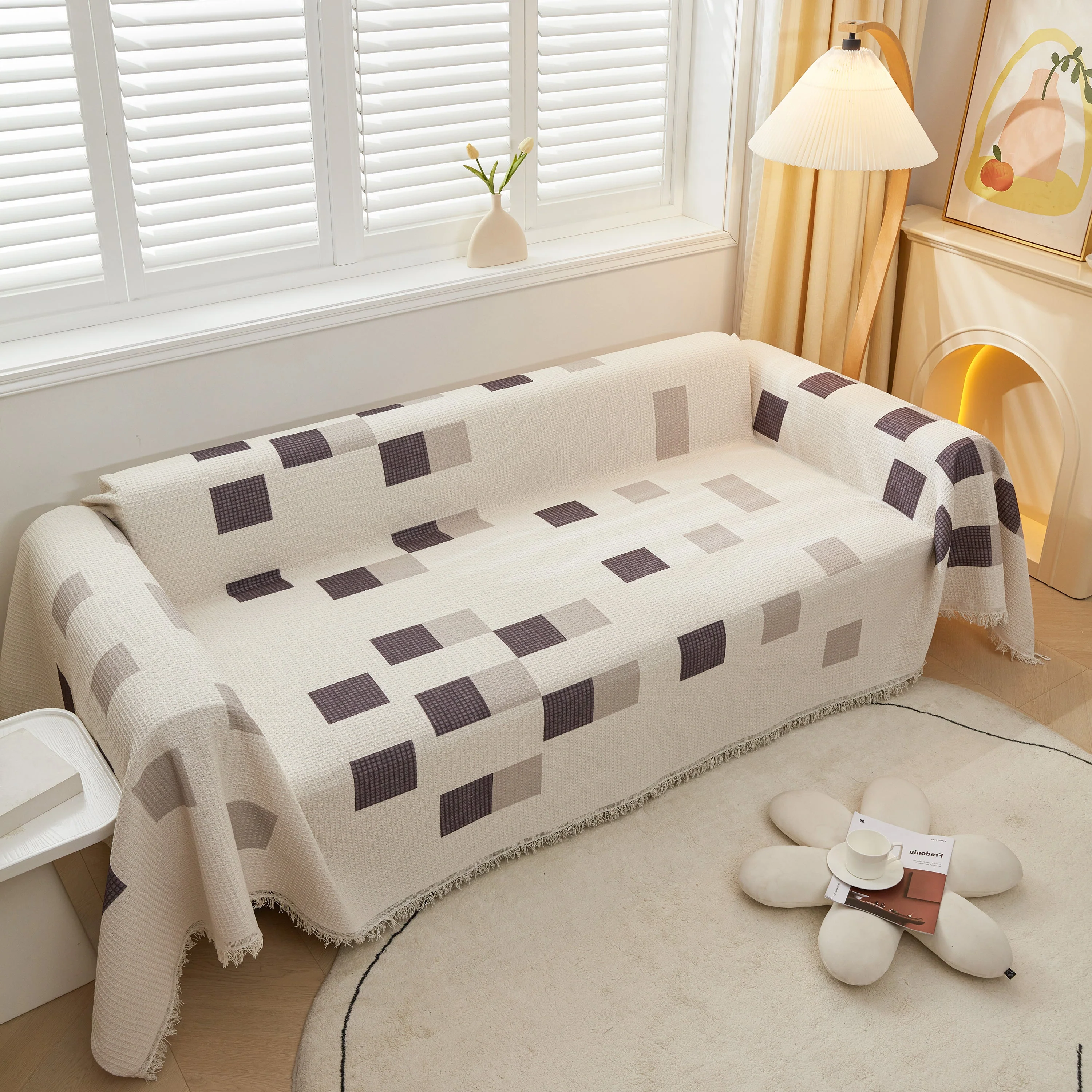 High-Quality Fabric Non-Slip Sofa Cover Throw, Throw Blankets for Couch, Furniture Covers for Pets - Image 56