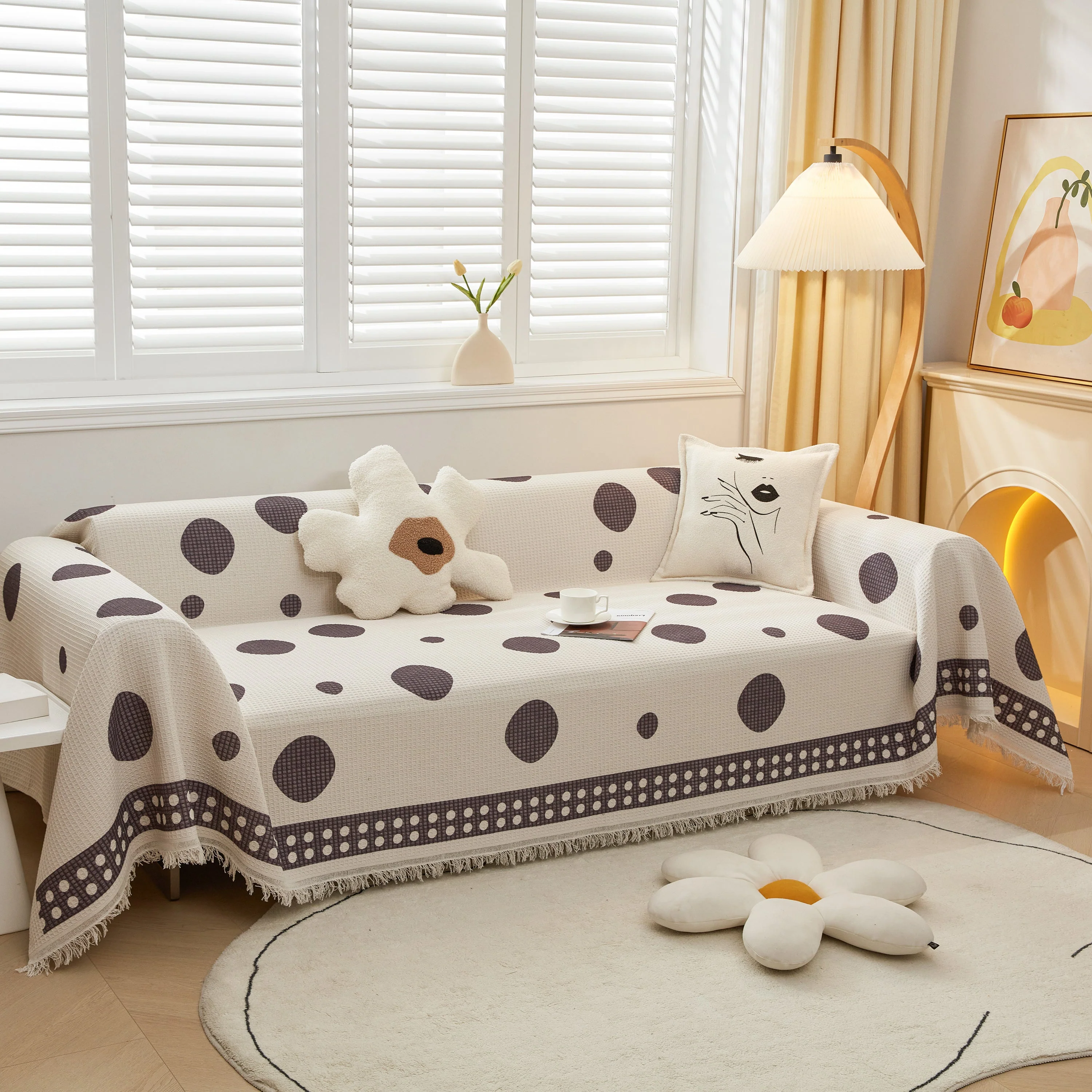 High-Quality Fabric Non-Slip Sofa Cover Throw, Throw Blankets for Couch, Furniture Covers for Pets - Image 80
