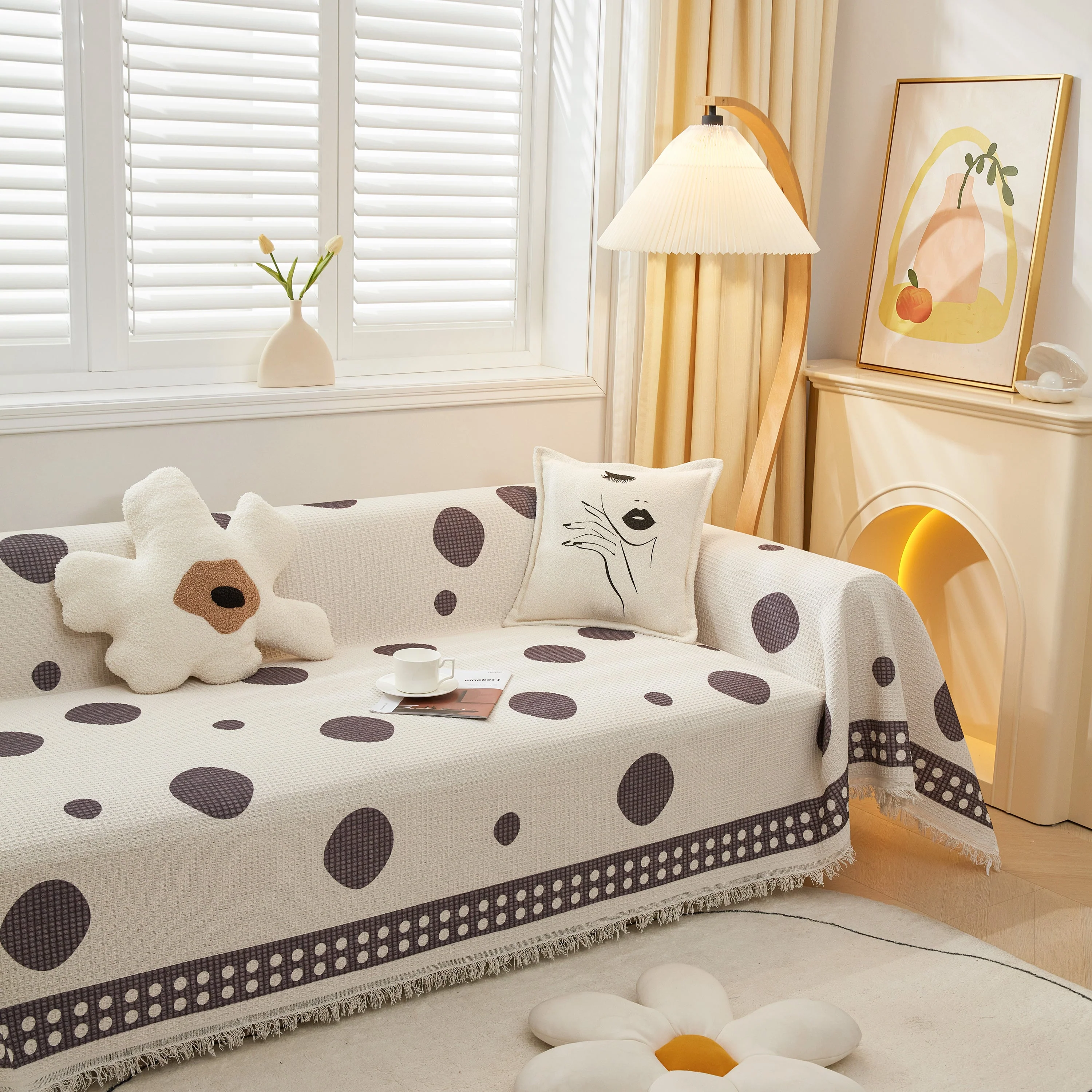 High-Quality Fabric Non-Slip Sofa Cover Throw, Throw Blankets for Couch, Furniture Covers for Pets - Image 81
