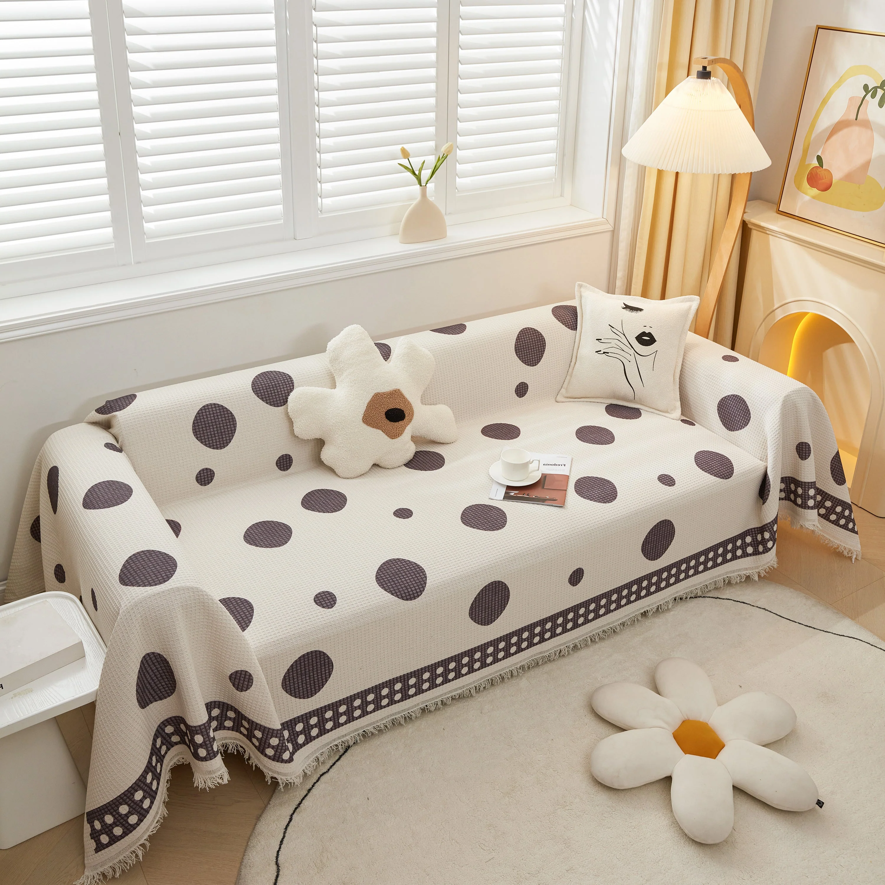 High-Quality Fabric Non-Slip Sofa Cover Throw, Throw Blankets for Couch, Furniture Covers for Pets - Image 82
