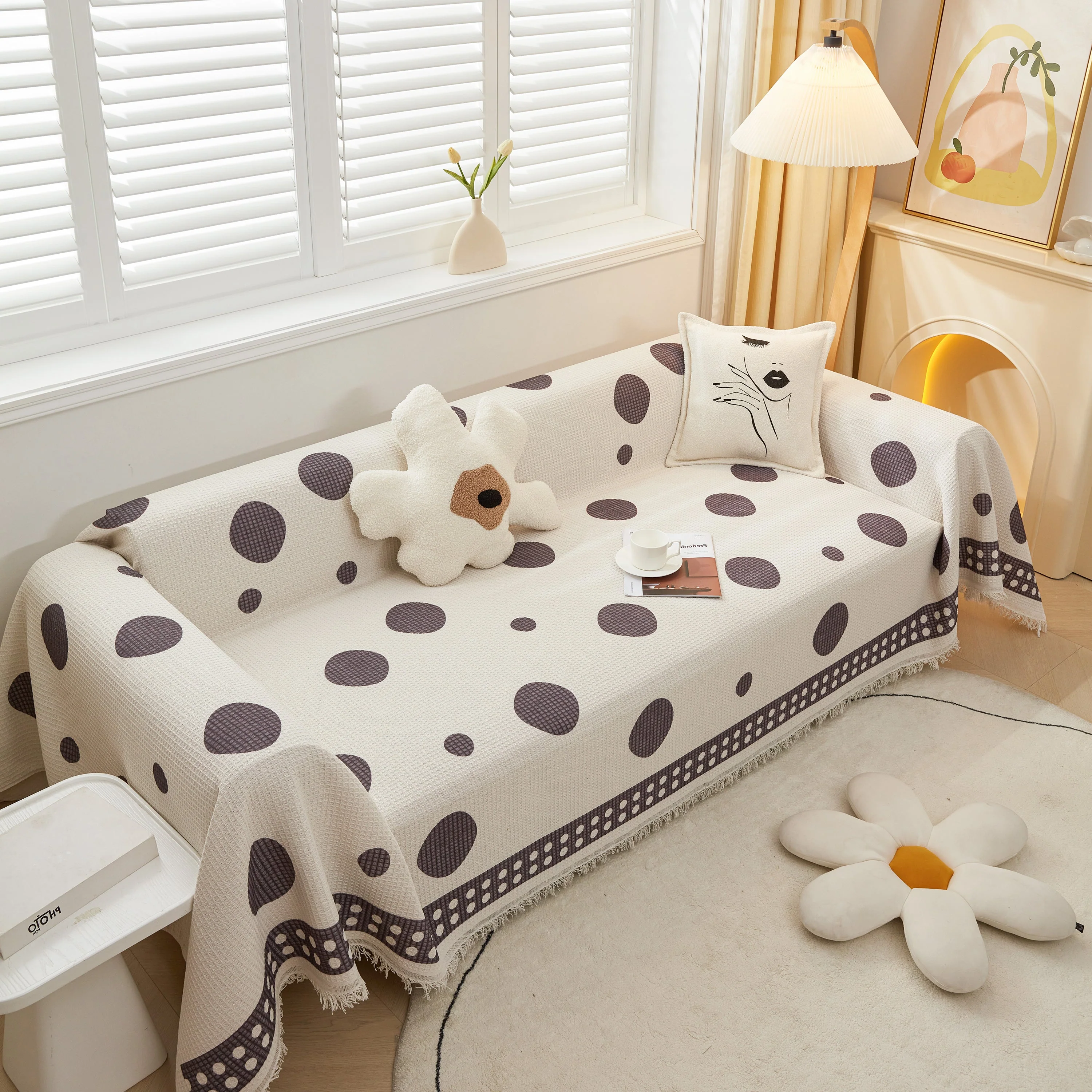 High-Quality Fabric Non-Slip Sofa Cover Throw, Throw Blankets for Couch, Furniture Covers for Pets - Image 83