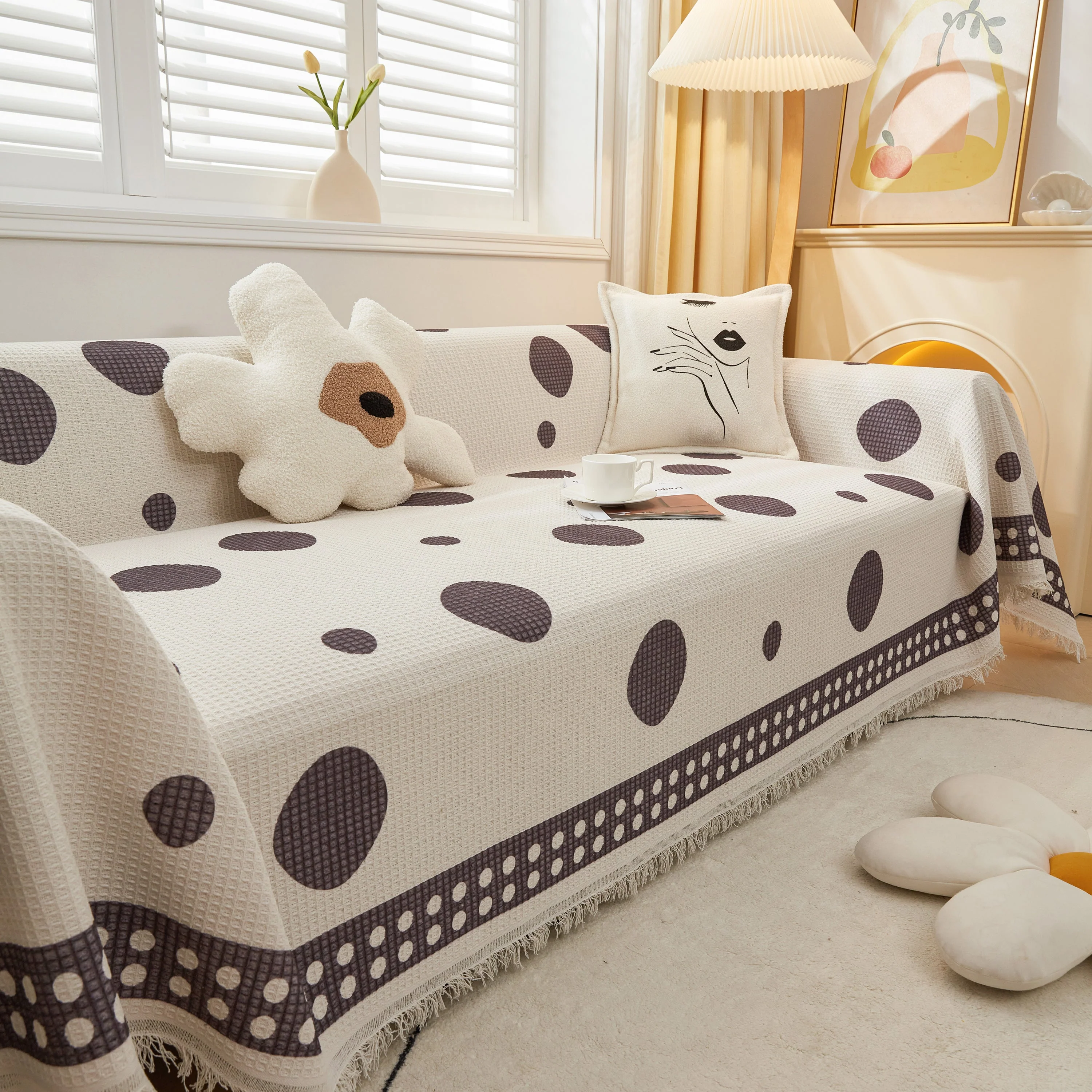 High-Quality Fabric Non-Slip Sofa Cover Throw, Throw Blankets for Couch, Furniture Covers for Pets - Image 88