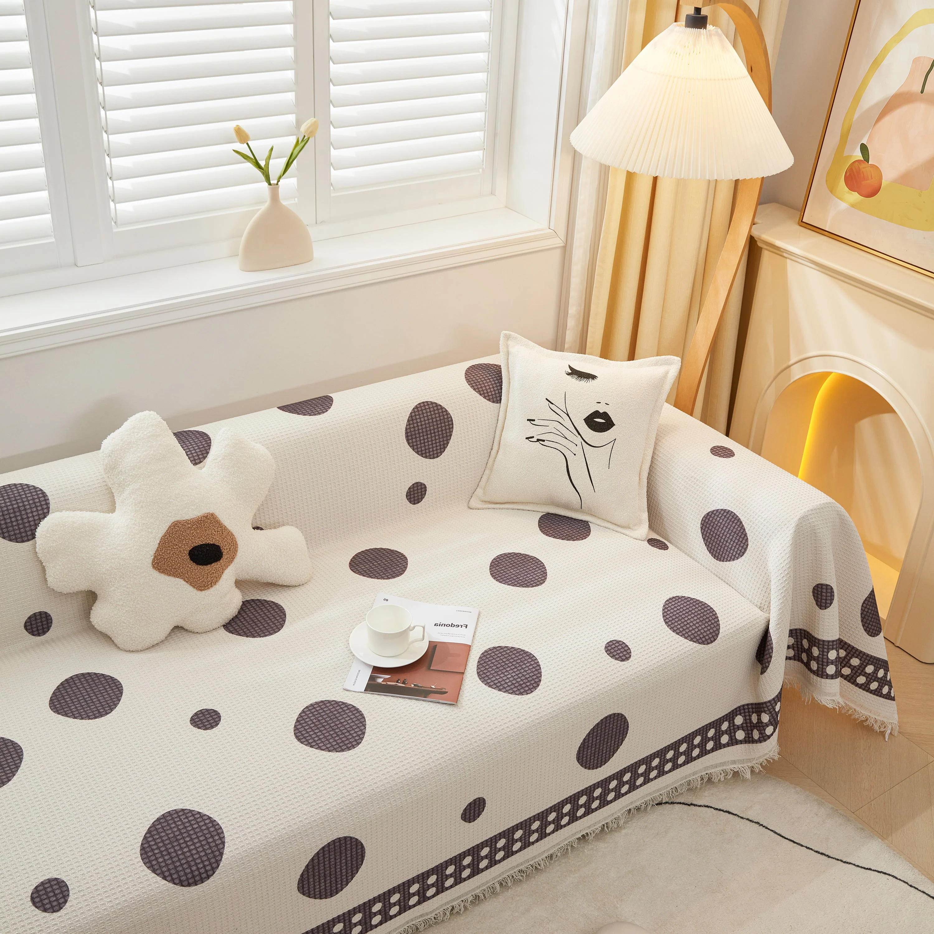 High-Quality Fabric Non-Slip Sofa Cover Throw, Throw Blankets for Couch, Furniture Covers for Pets - Image 89