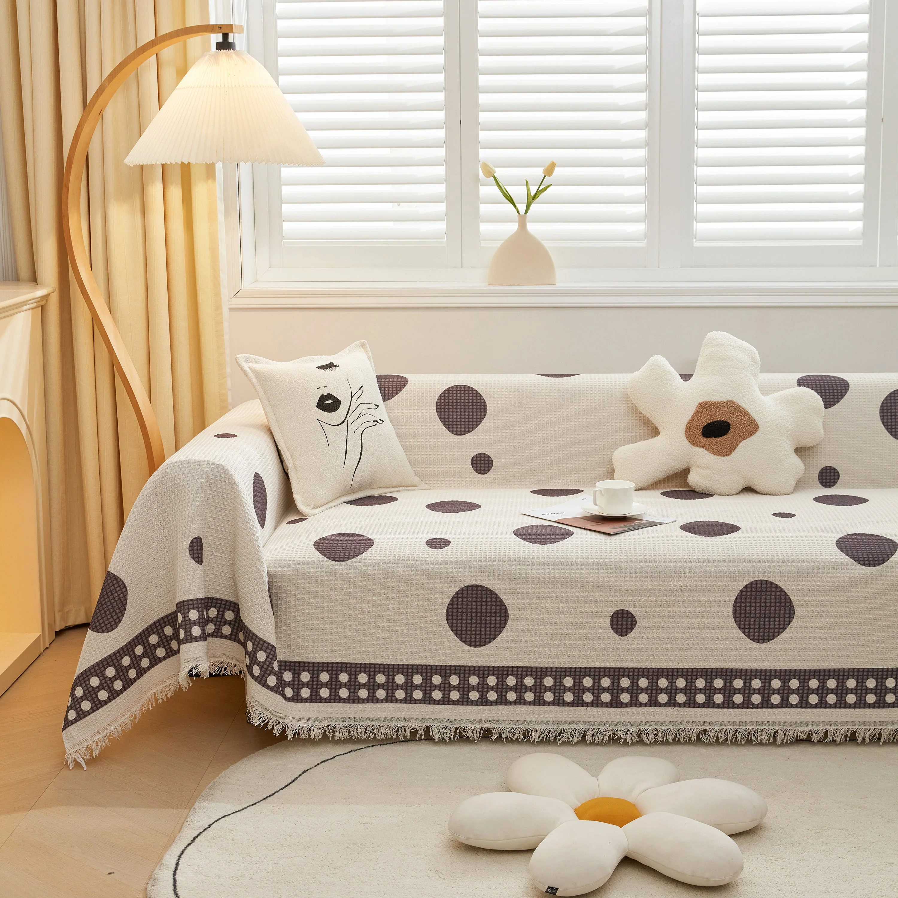 High-Quality Fabric Non-Slip Sofa Cover Throw, Throw Blankets for Couch, Furniture Covers for Pets - Image 90