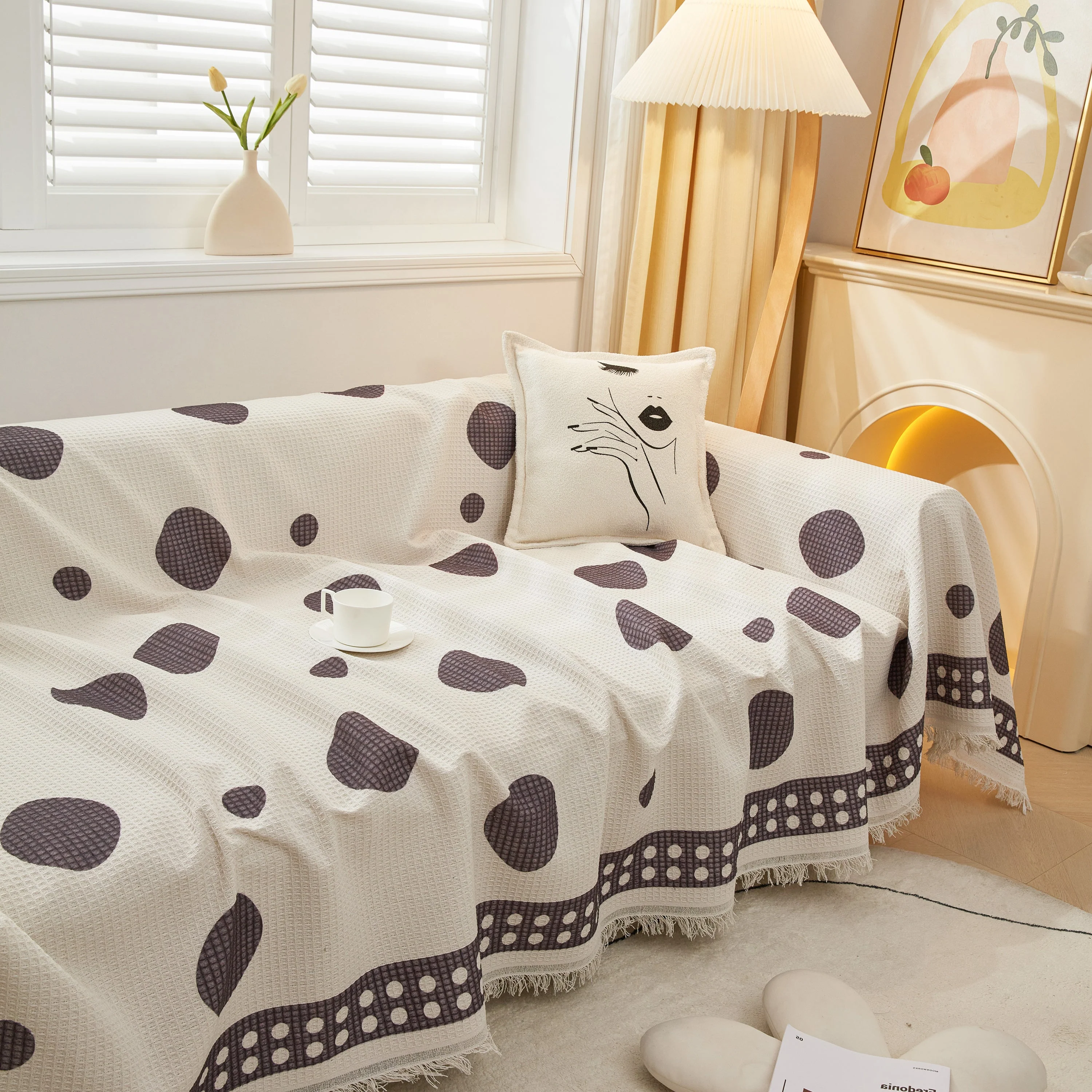 High-Quality Fabric Non-Slip Sofa Cover Throw, Throw Blankets for Couch, Furniture Covers for Pets - Image 93