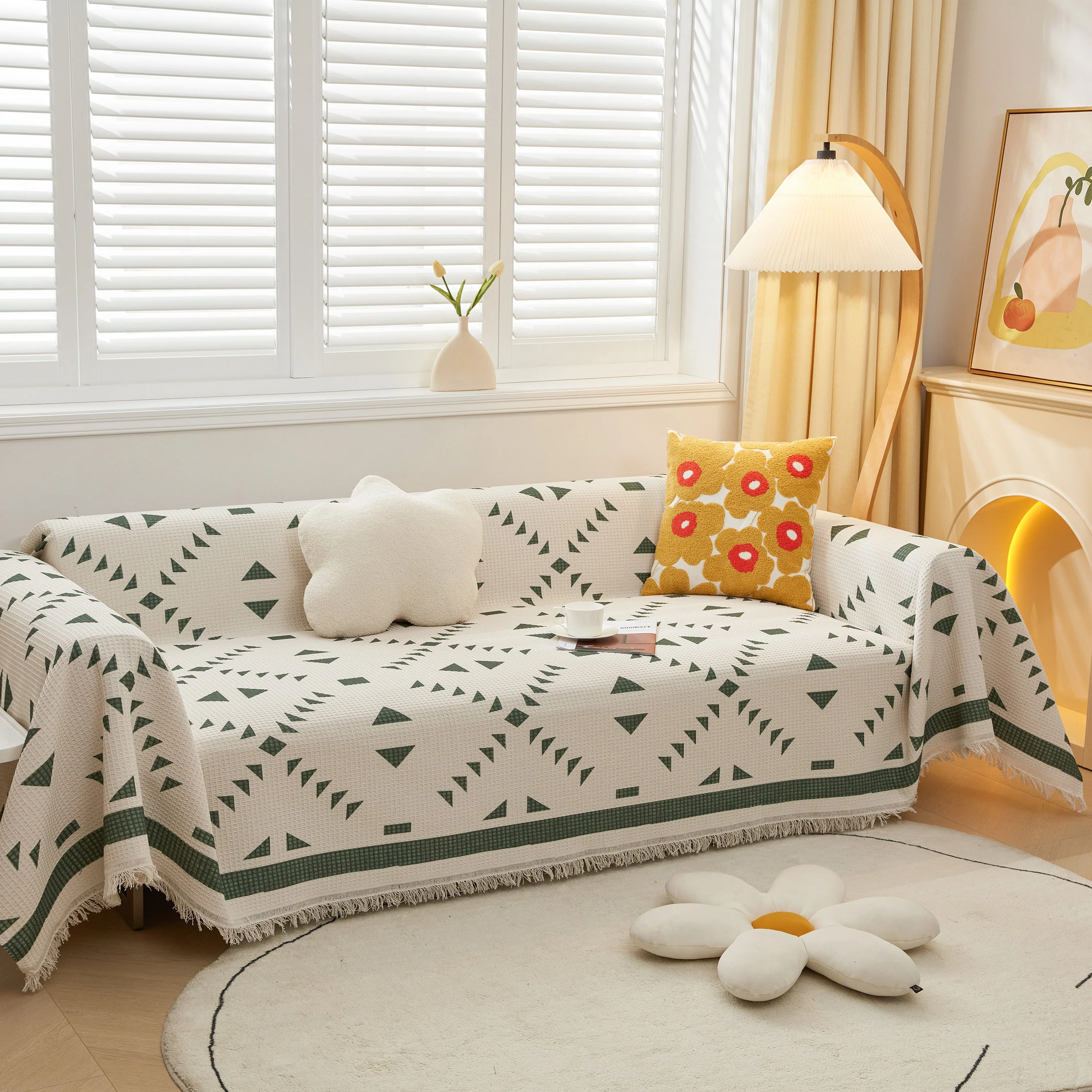High-Quality Fabric Non-Slip Sofa Cover Throw, Throw Blankets for Couch, Furniture Covers for Pets - Image 98
