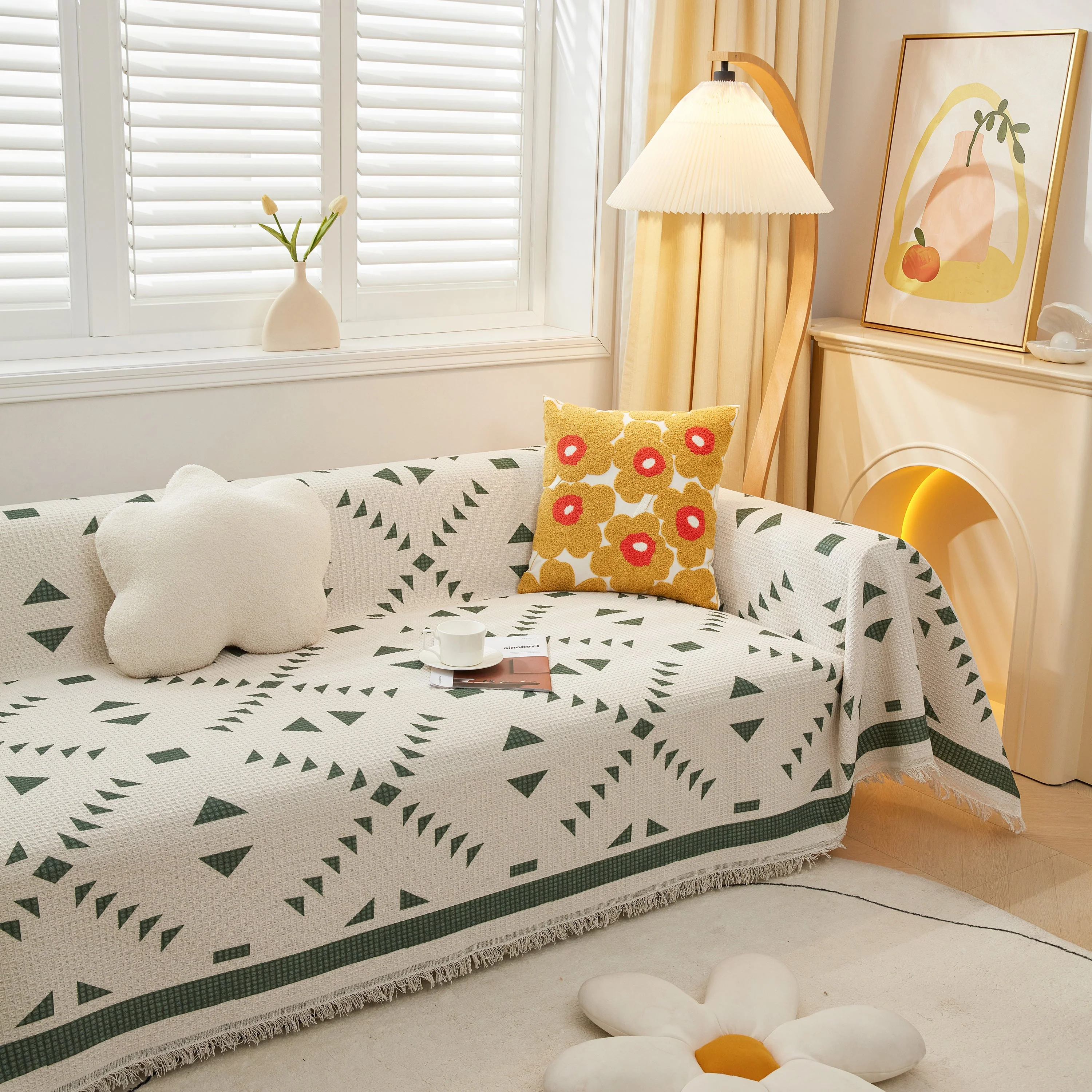 High-Quality Fabric Non-Slip Sofa Cover Throw, Throw Blankets for Couch, Furniture Covers for Pets - Image 99