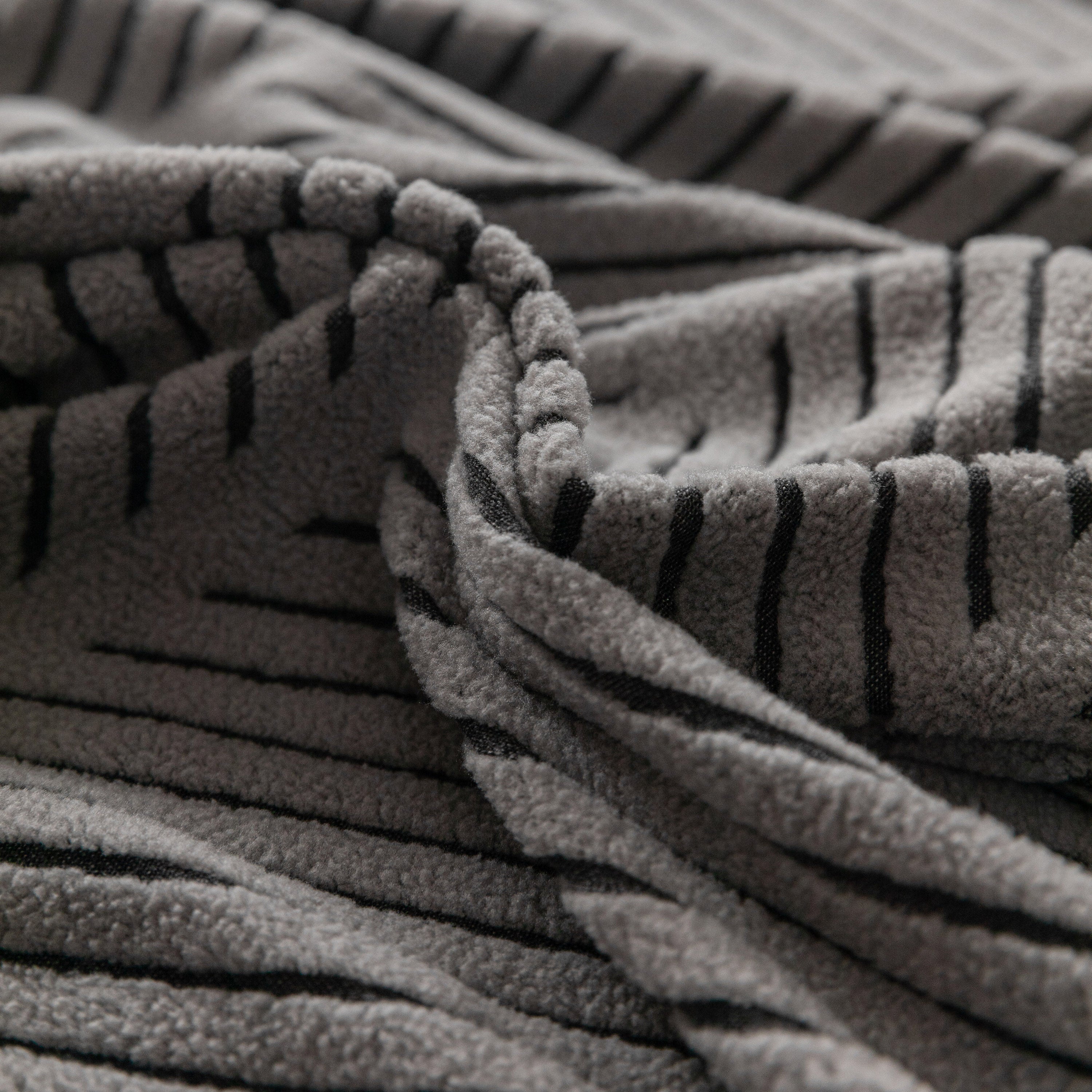 High Stretch Chevron Sofa Cover, Soft Washable Textured Jacquard Slipcover for Couch - Image 29