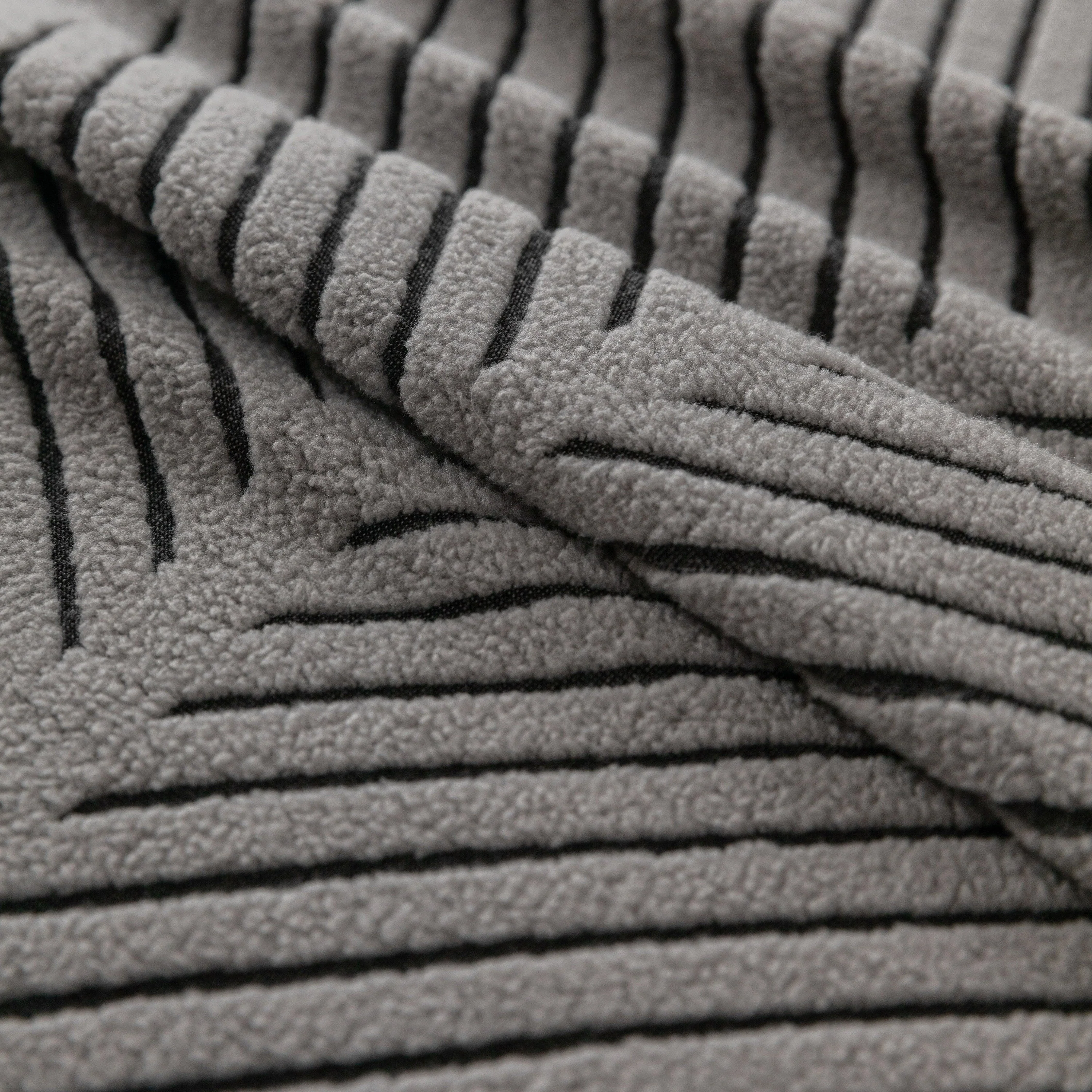 High Stretch Chevron Sofa Cover, Soft Washable Textured Jacquard Slipcover for Couch - Image 30