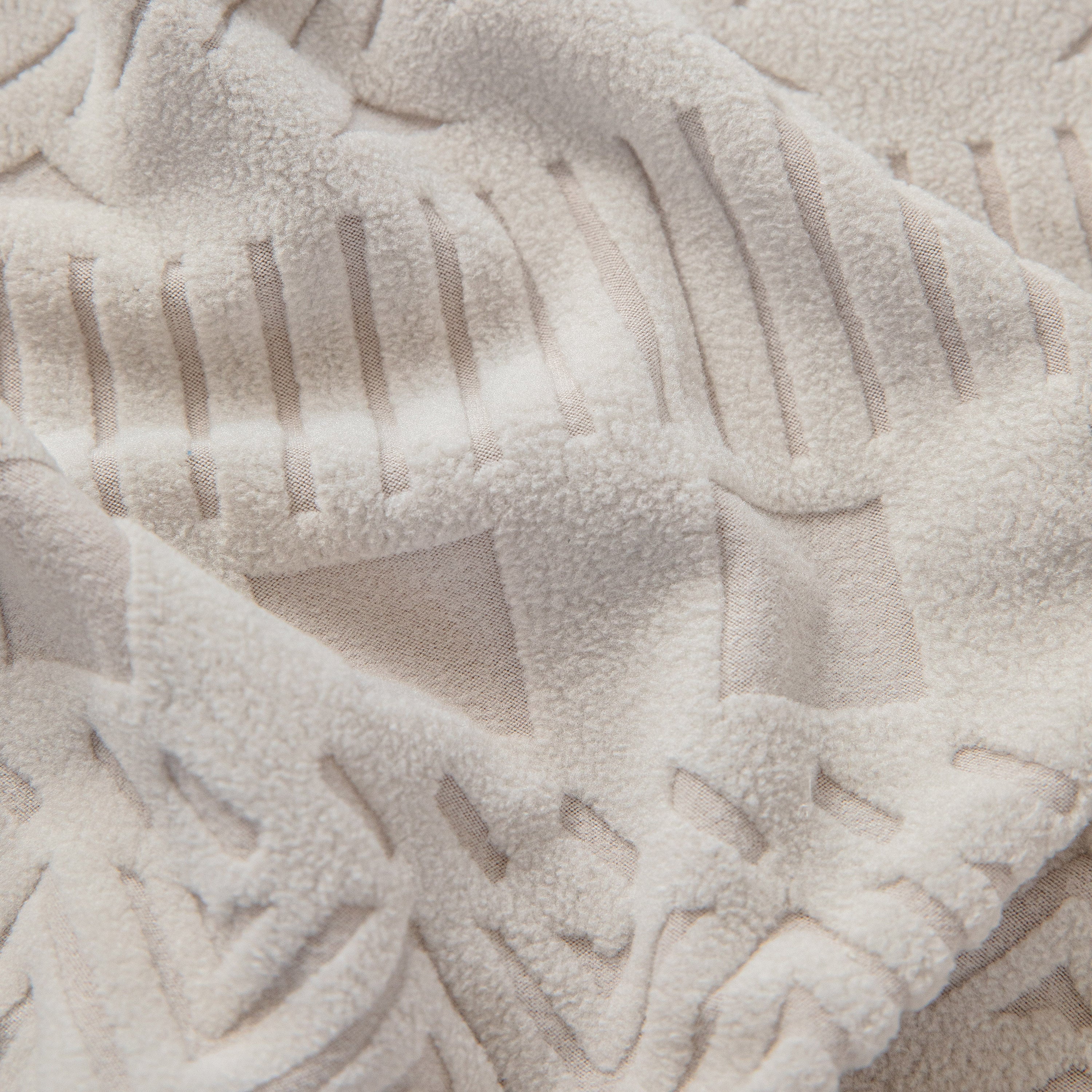 High Stretch Embossed Geometric Slipcover for Couch, Cozy Plush Fleece Couch Cover - Image 38