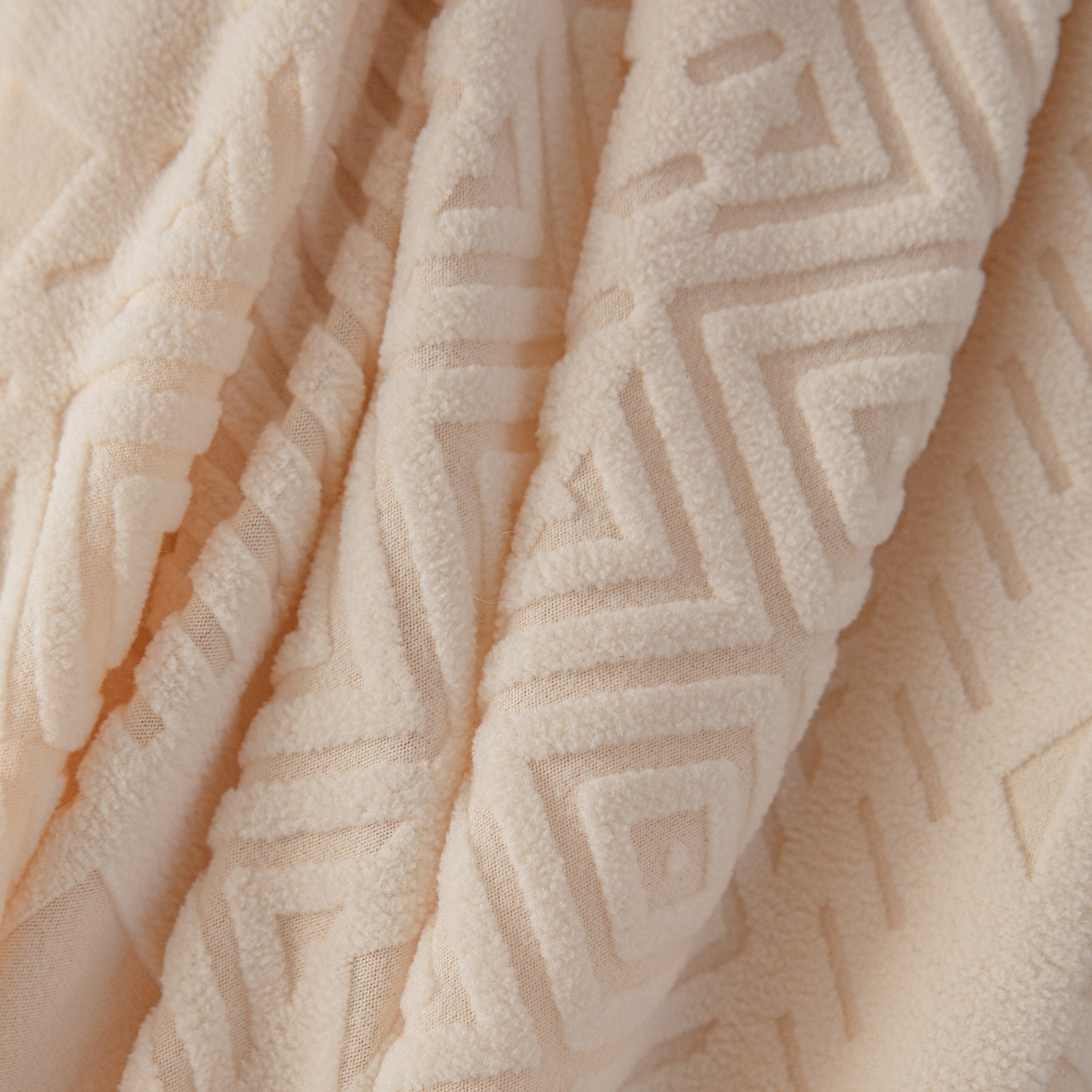 High Stretch Embossed Geometric Slipcover for Couch, Cozy Plush Fleece Couch Cover - Image 59