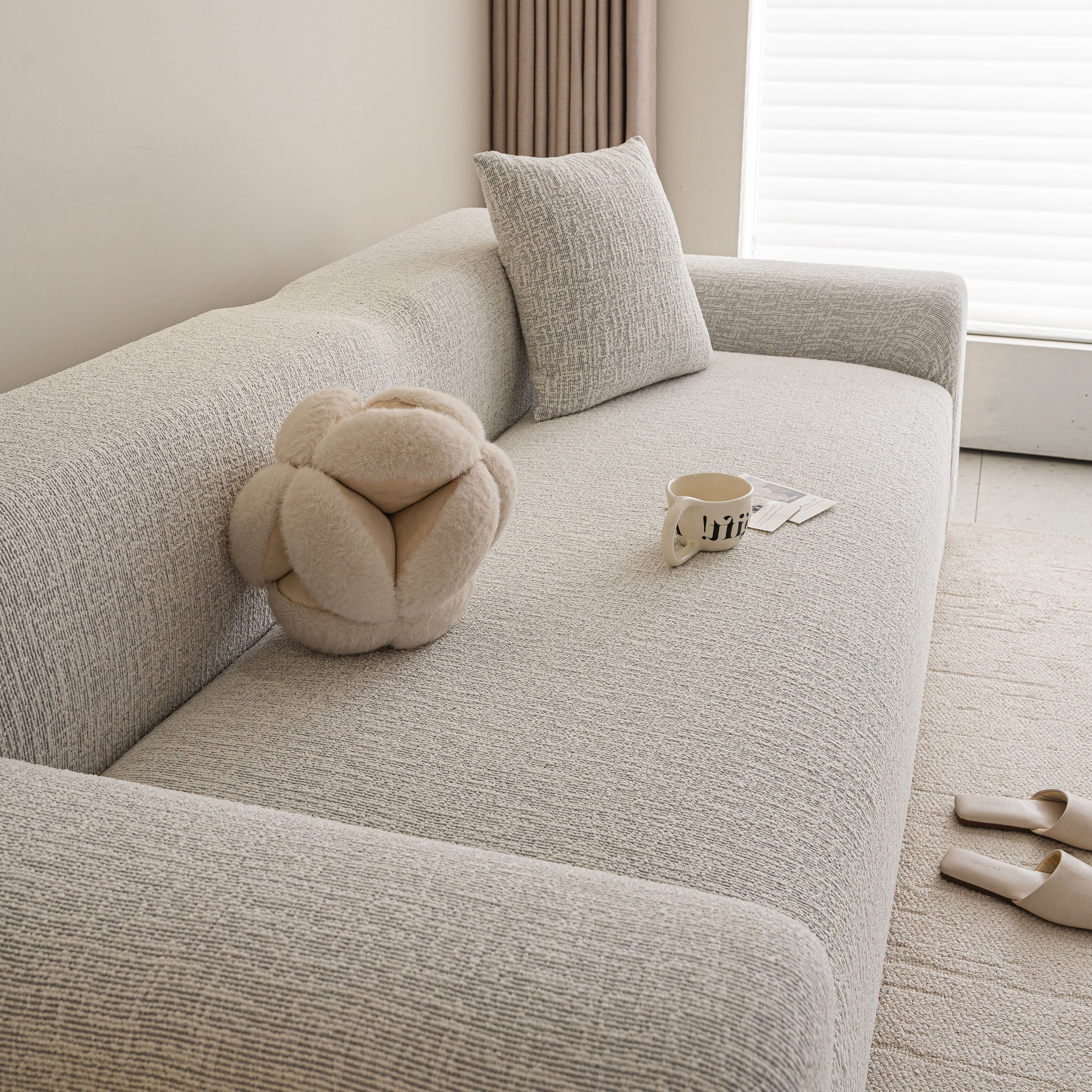 High Stretch Washable Slipcover, Non-Slip Washable Furniture Protector for Kids Pets - Image 29