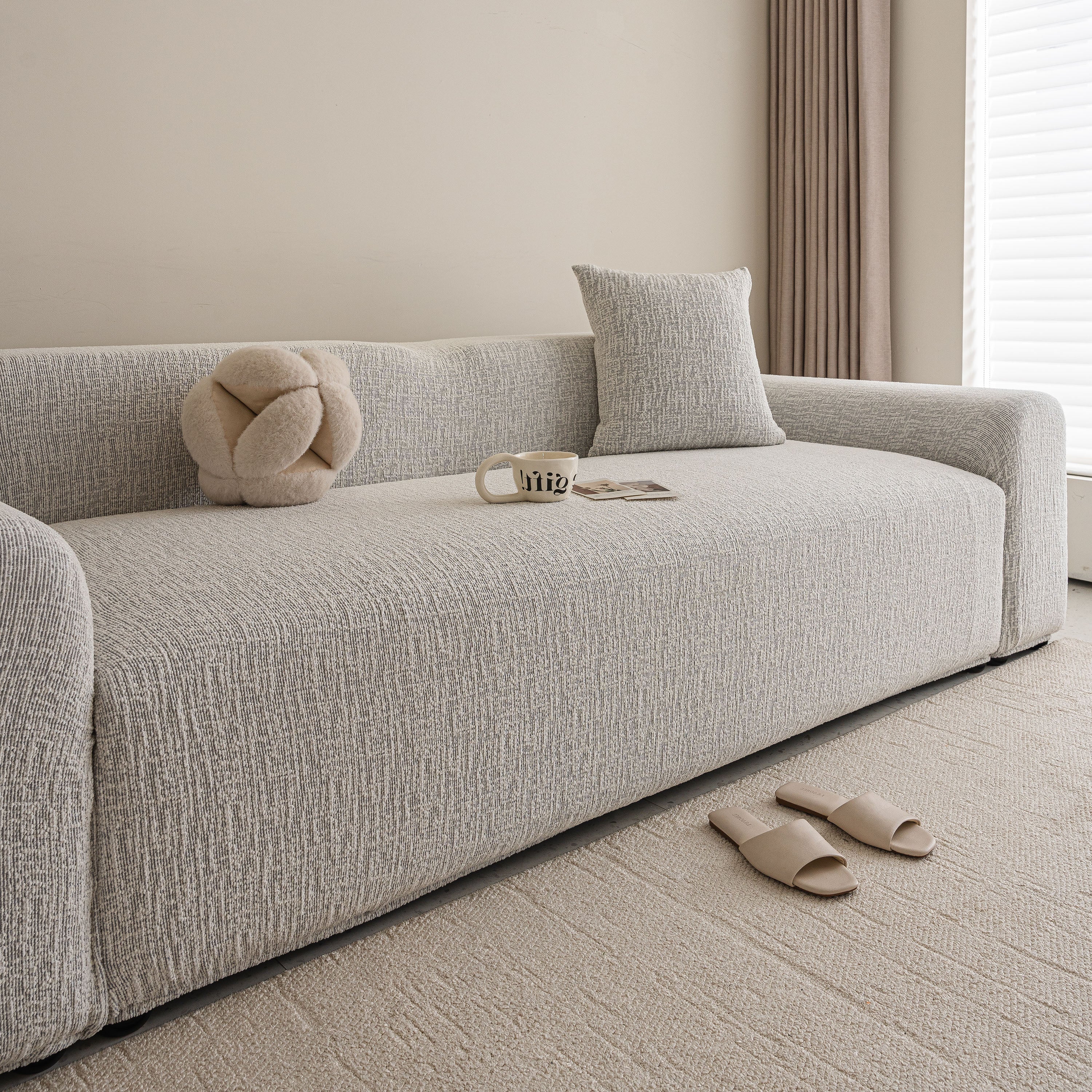 High Stretch Washable Slipcover, Non-Slip Washable Furniture Protector for Kids Pets - Image 36