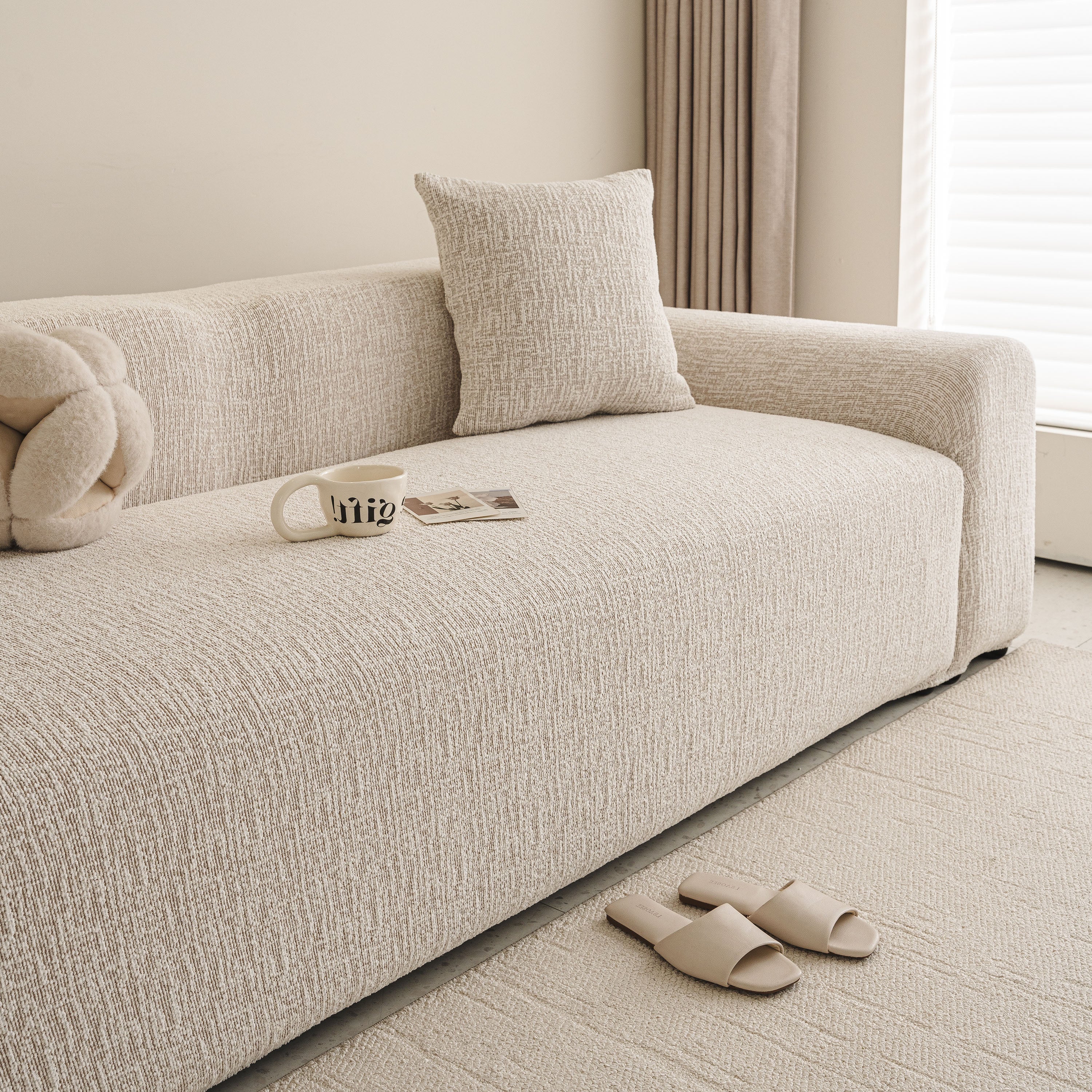 High Stretch Washable Slipcover, Non-Slip Washable Furniture Protector for Kids Pets - Image 4