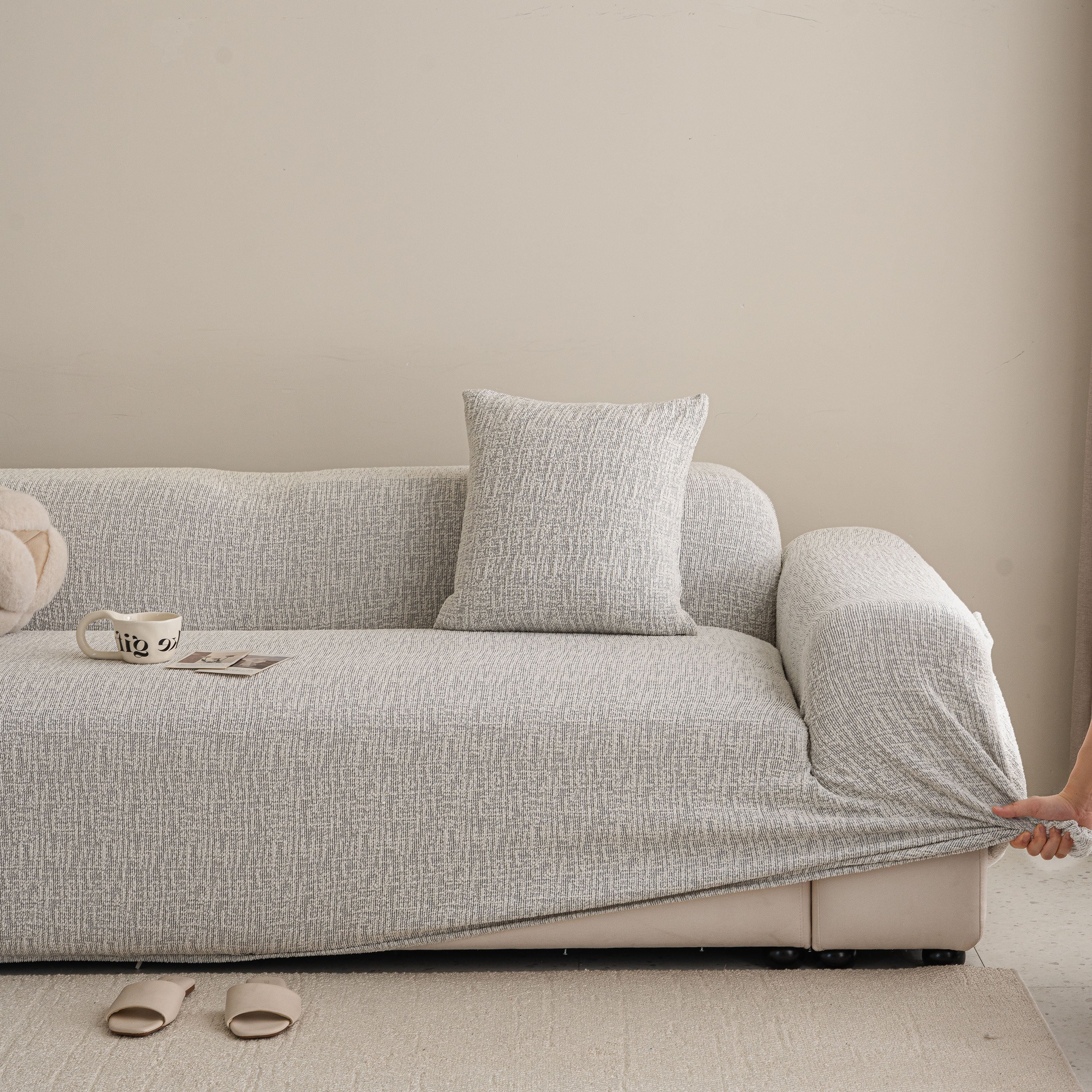 High Stretch Washable Slipcover, Non-Slip Washable Furniture Protector for Kids Pets - Image 40